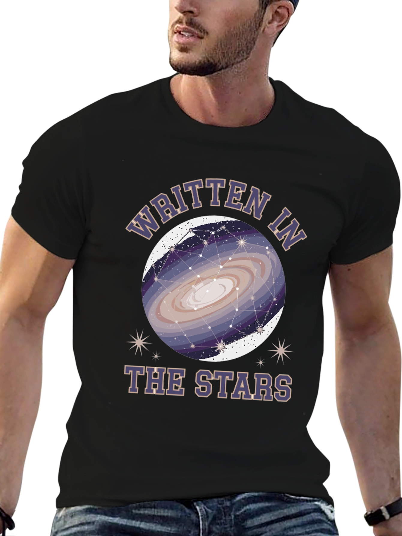 Written in the Stars Graphic Tee - Black