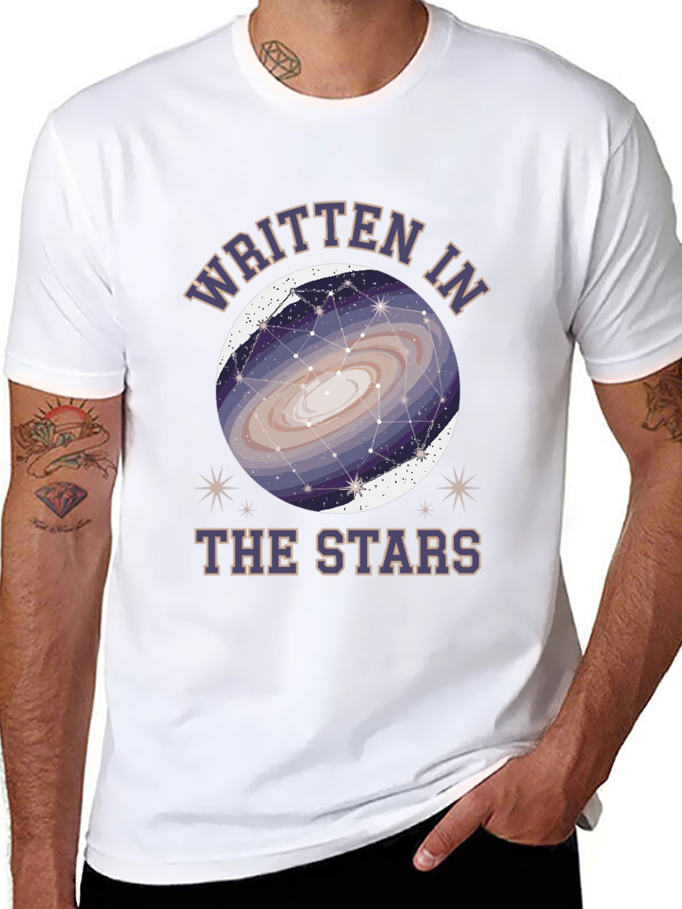 Written in the Stars Graphic Tee - Black