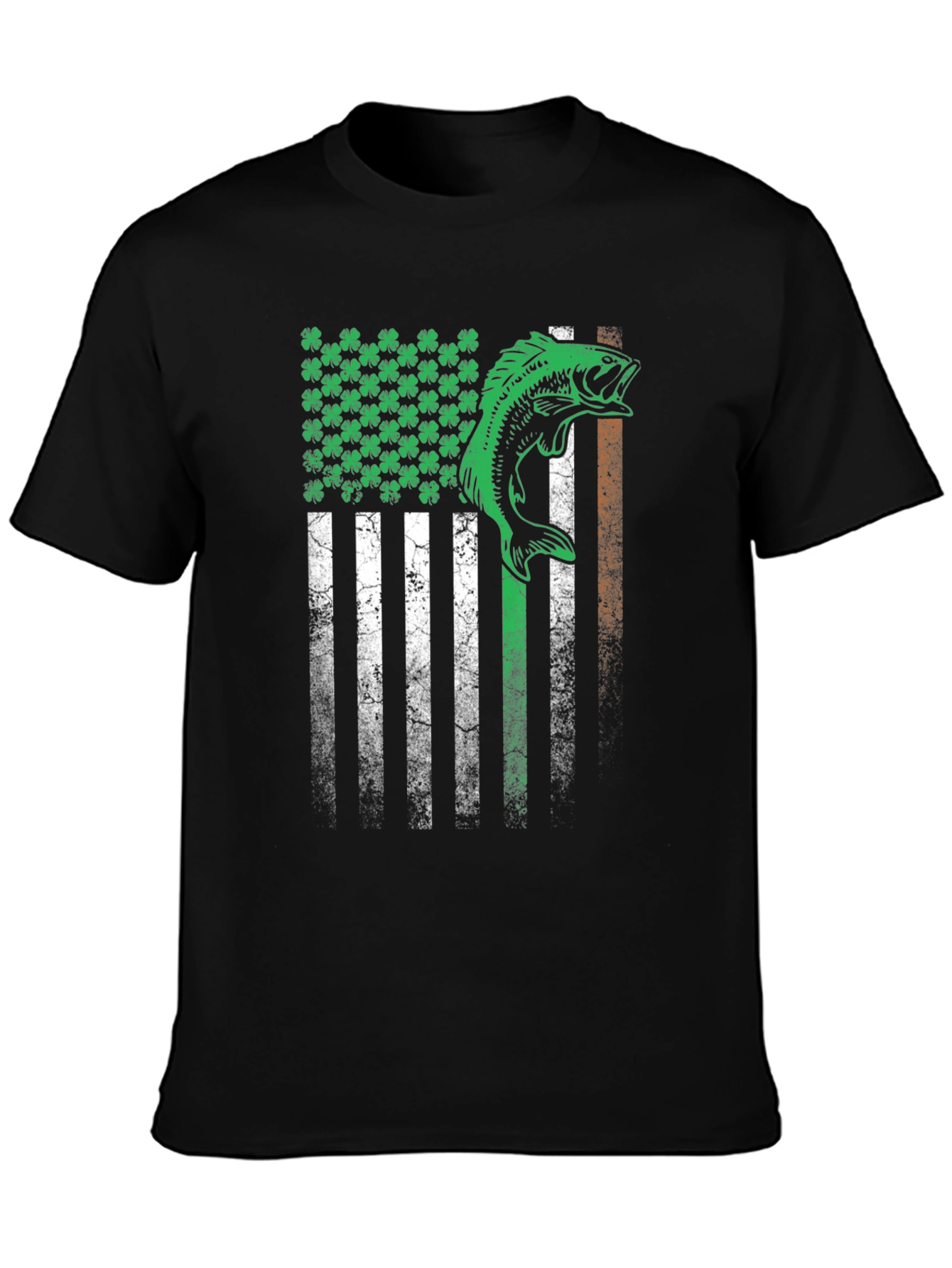 Irish Flag Fishing T-Shirt