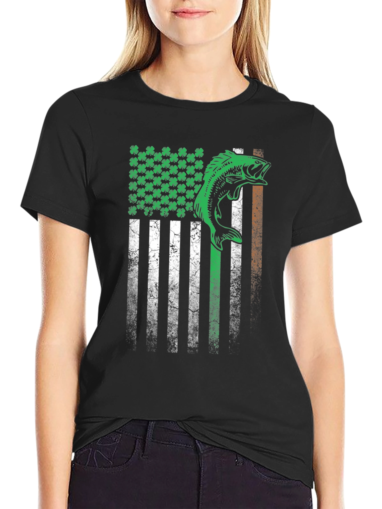 Irish Flag Fishing T-Shirt