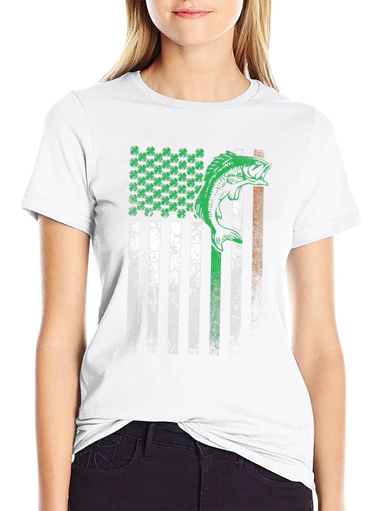Irish Flag Fishing T-Shirt