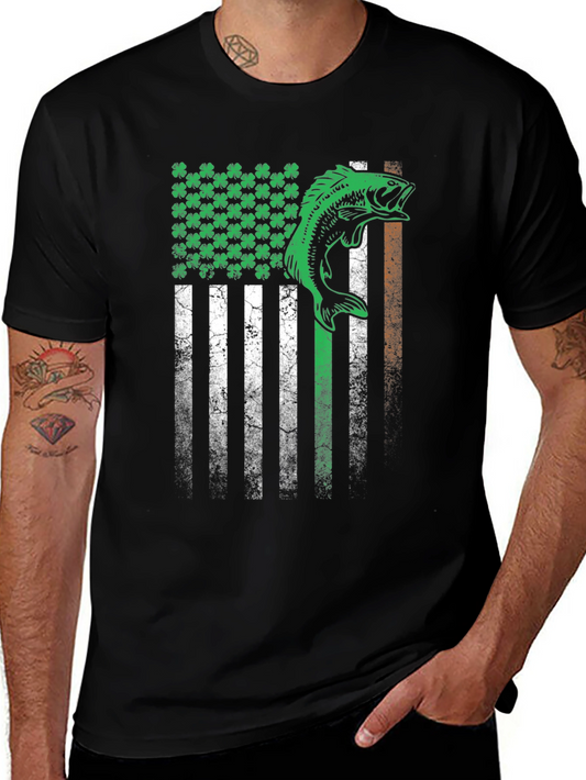 Irish Flag Fishing T-Shirt