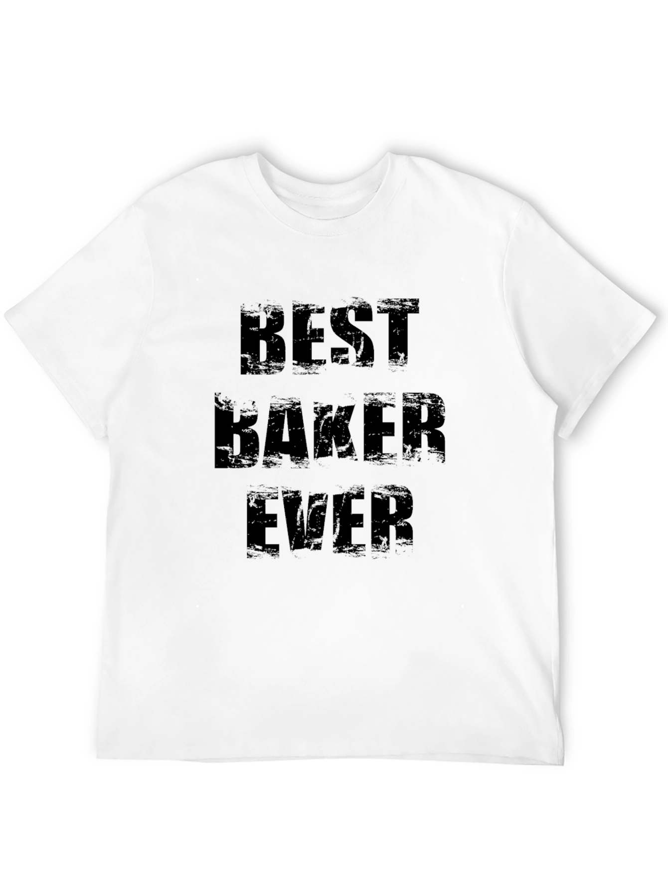 Best Baker Ever Graphic T-Shirt - Black