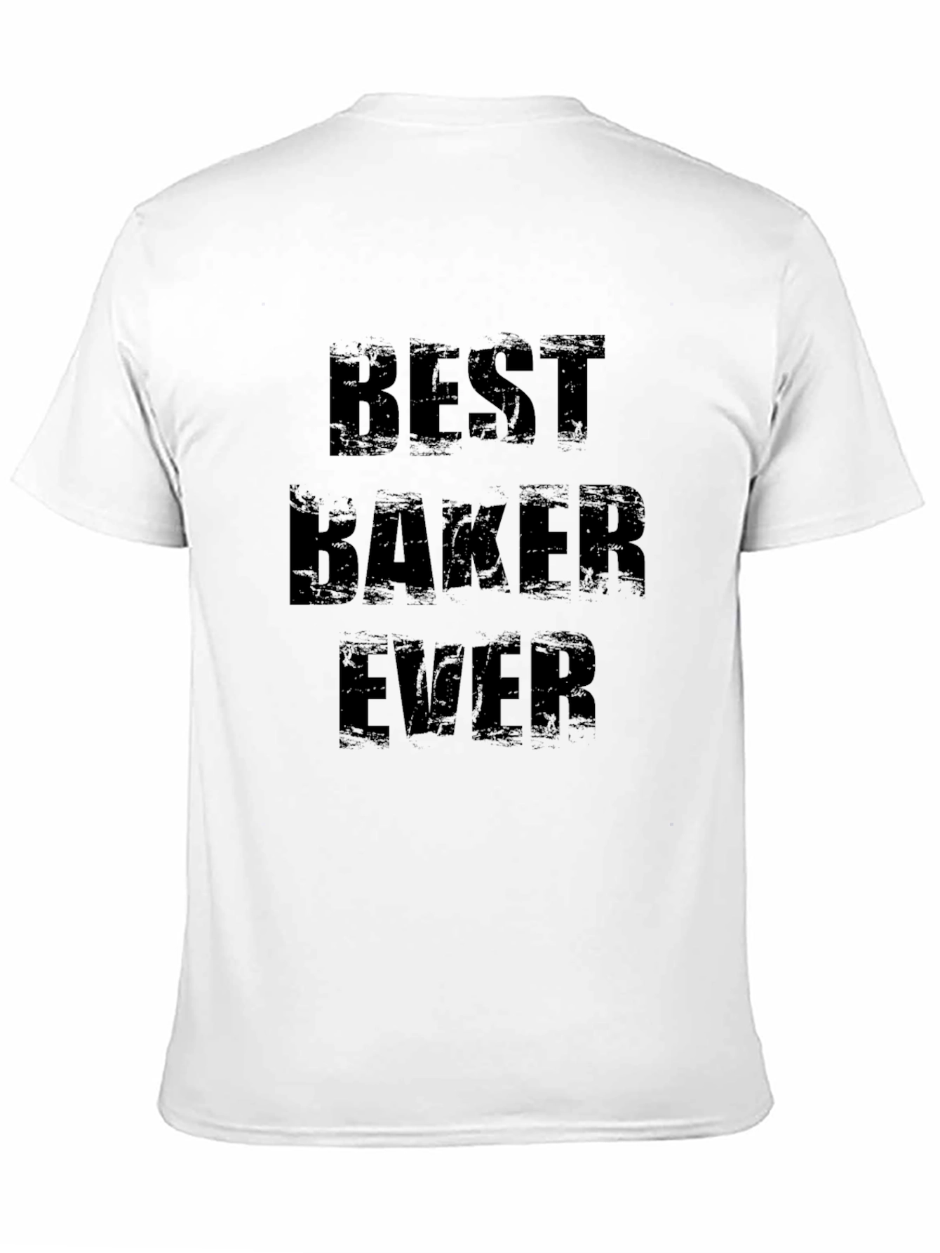 Best Baker Ever Graphic T-Shirt - Black