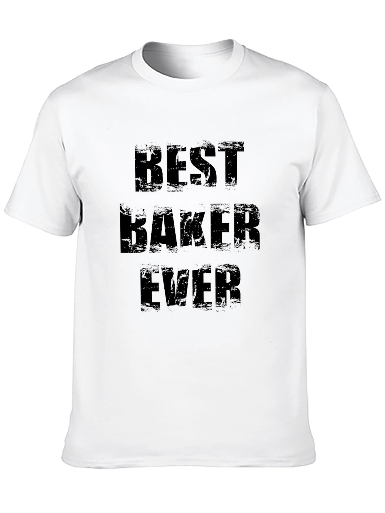 Best Baker Ever Graphic T-Shirt - Black