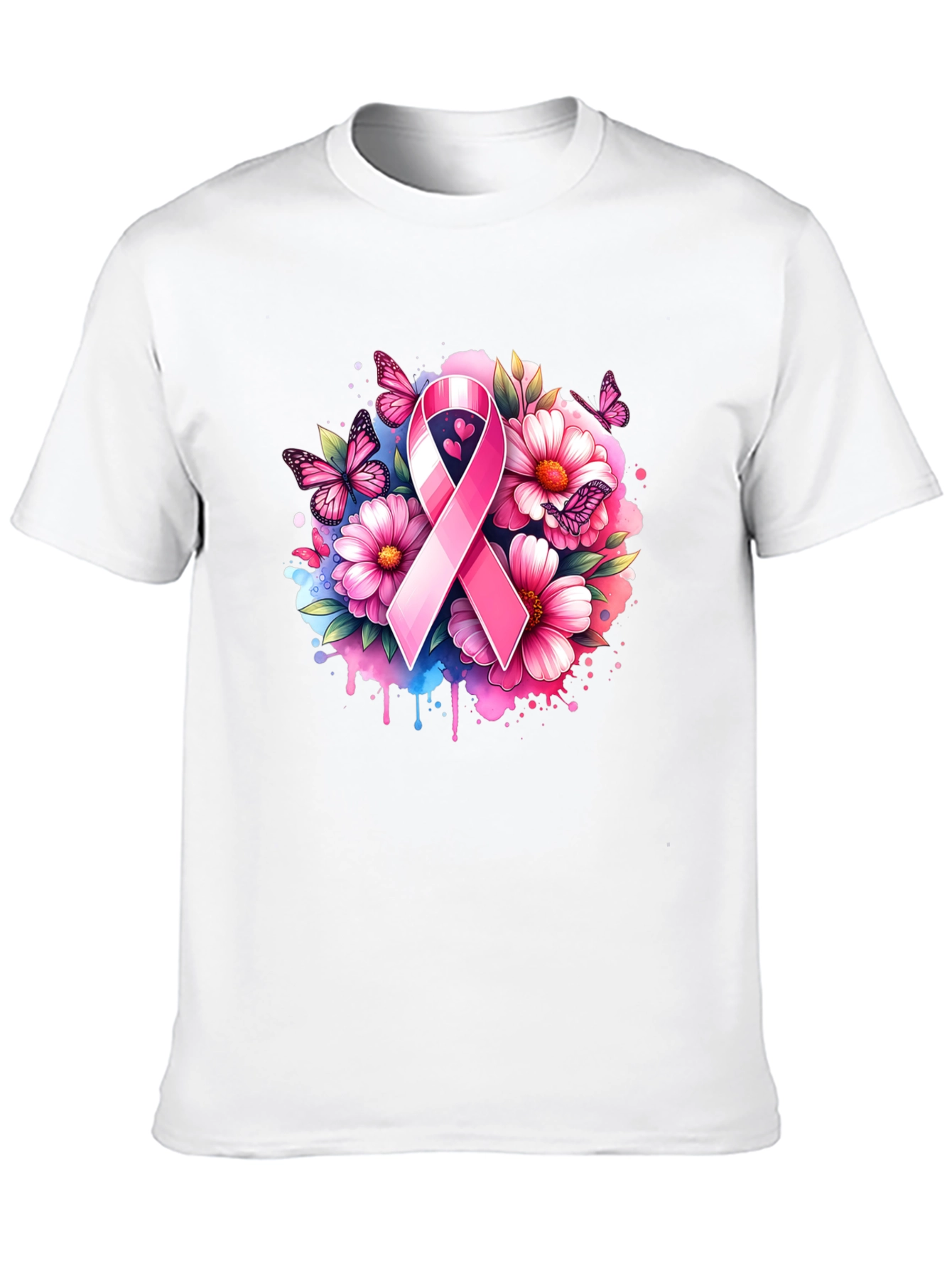 Breast Cancer Awareness Ribbon T-Shirt