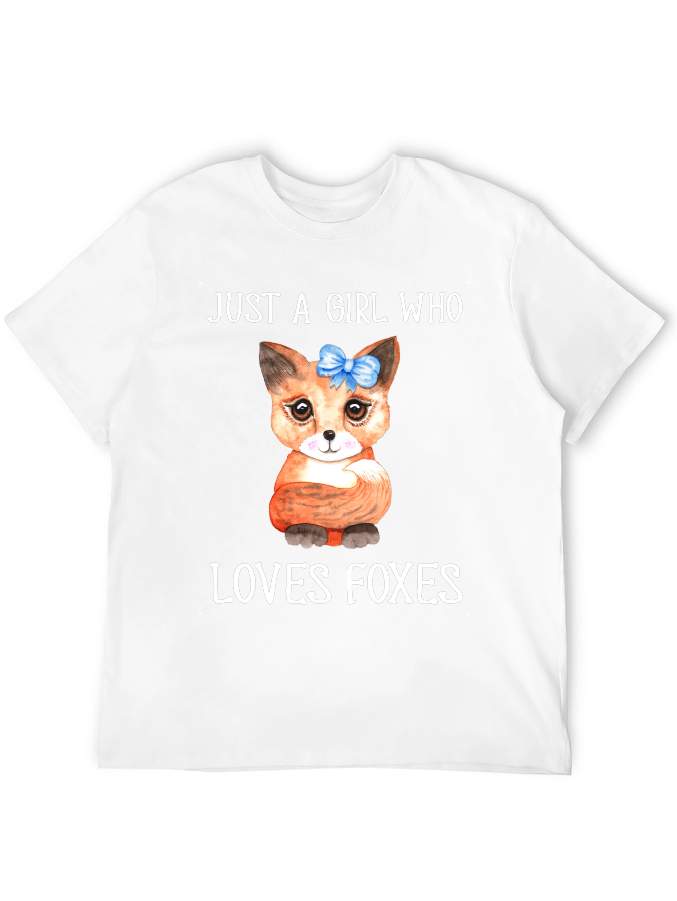 Girl Who Loves Foxes Graphic Tee