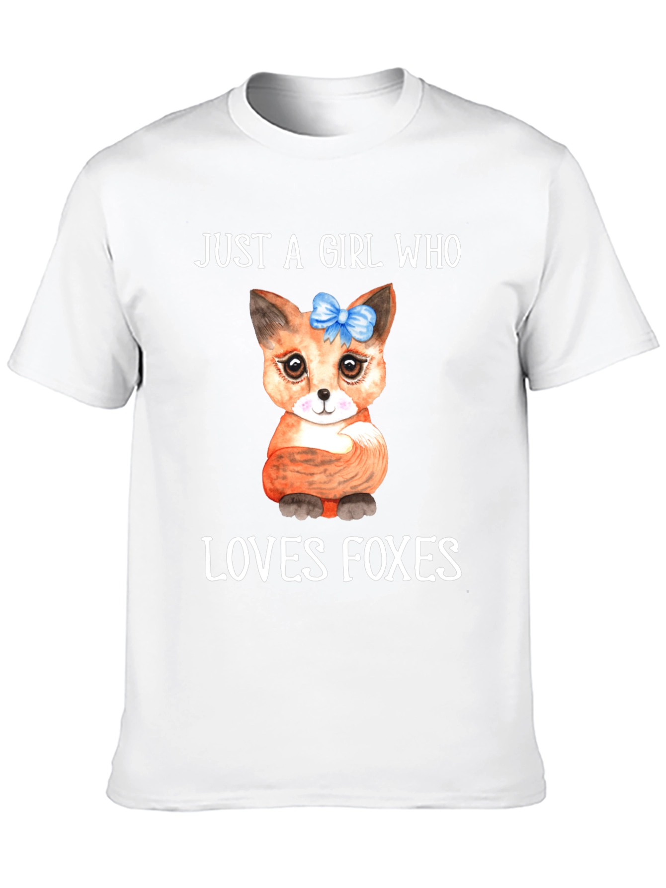 Girl Who Loves Foxes Graphic Tee