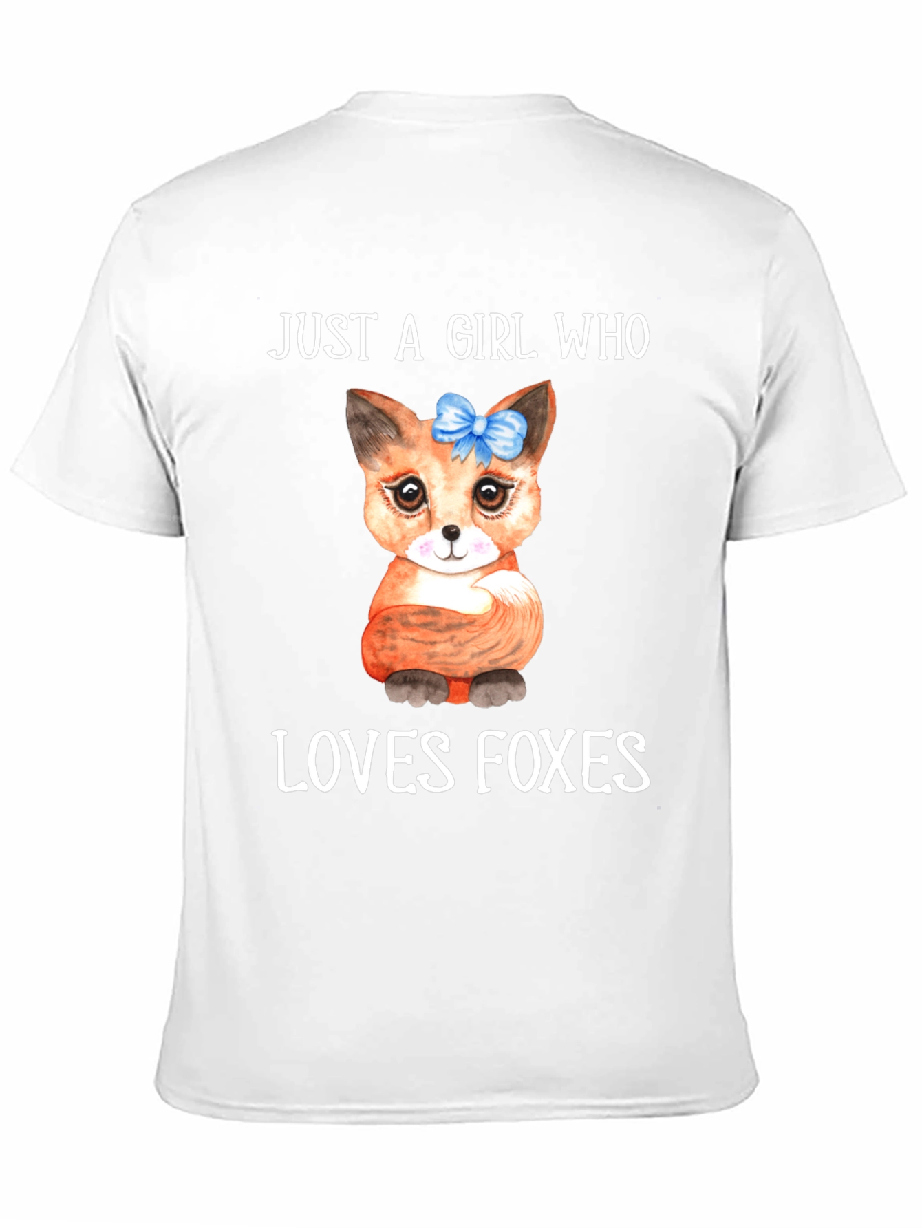 Girl Who Loves Foxes Graphic Tee