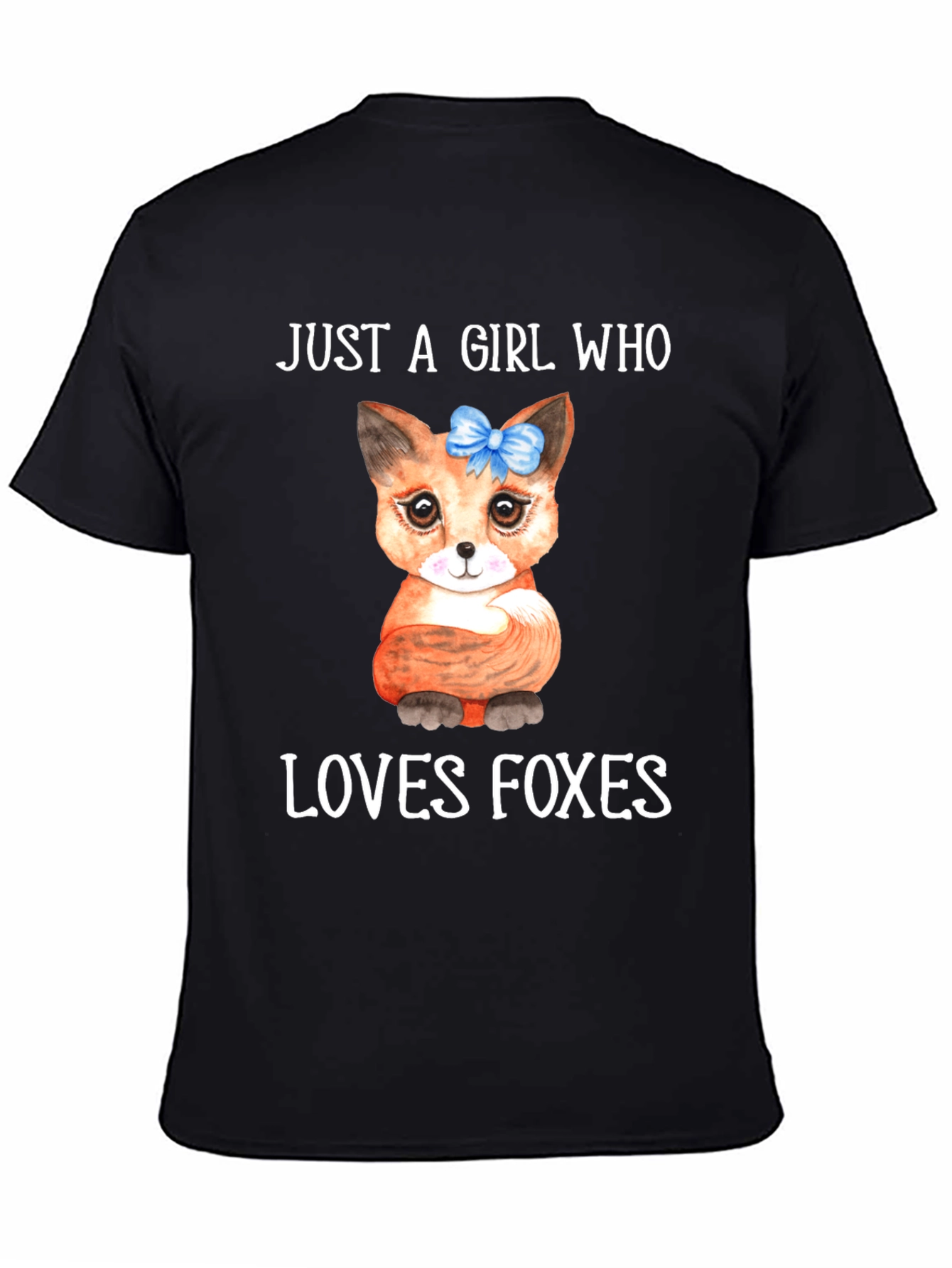 Girl Who Loves Foxes Graphic Tee