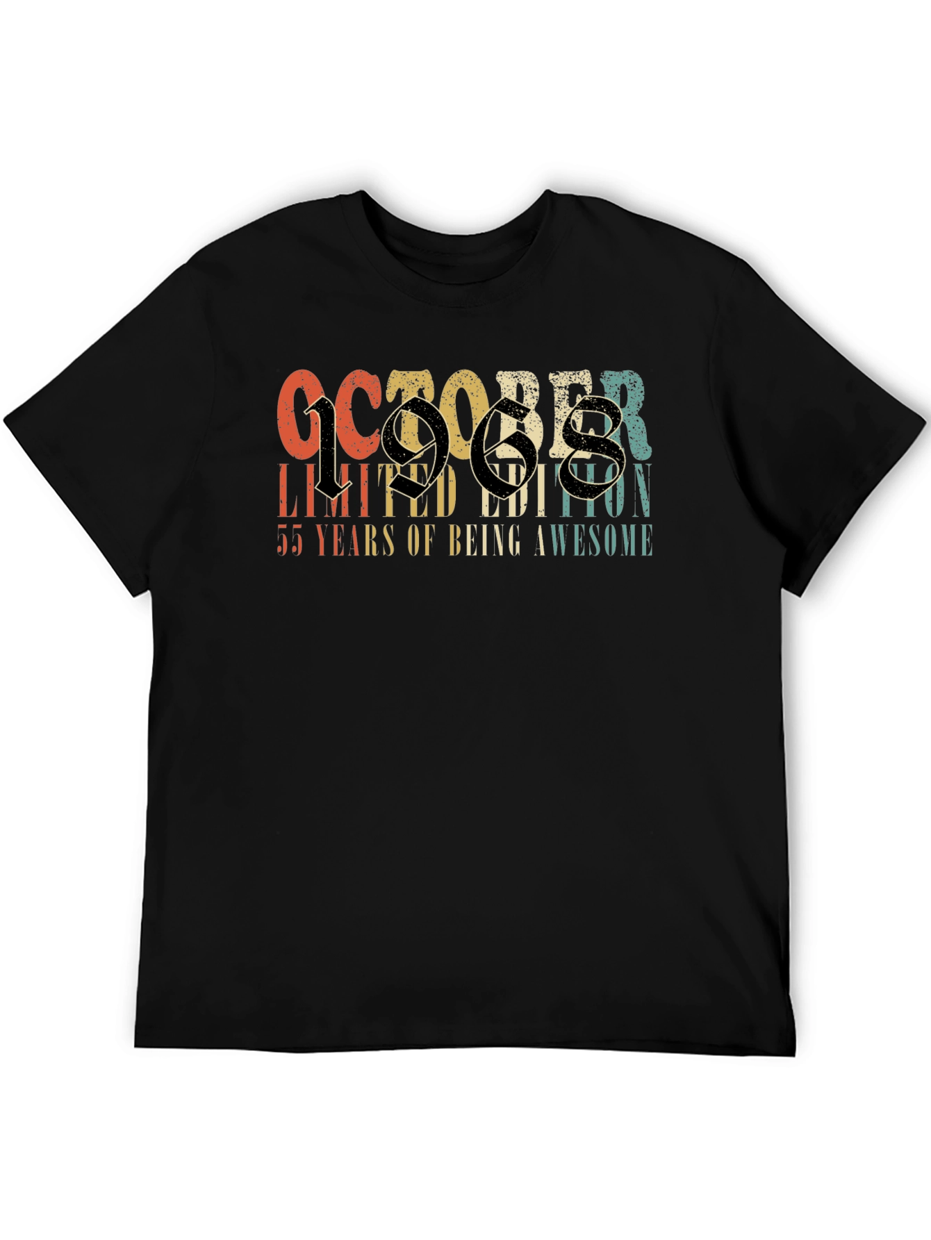 October 1968 Limited Edition Birthday T-Shirt