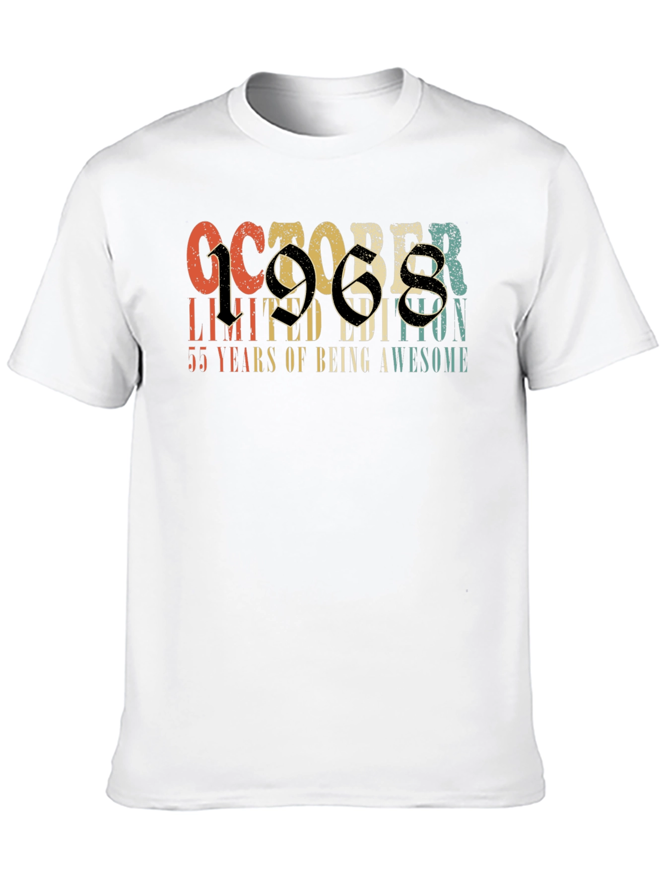 October 1968 Limited Edition Birthday T-Shirt