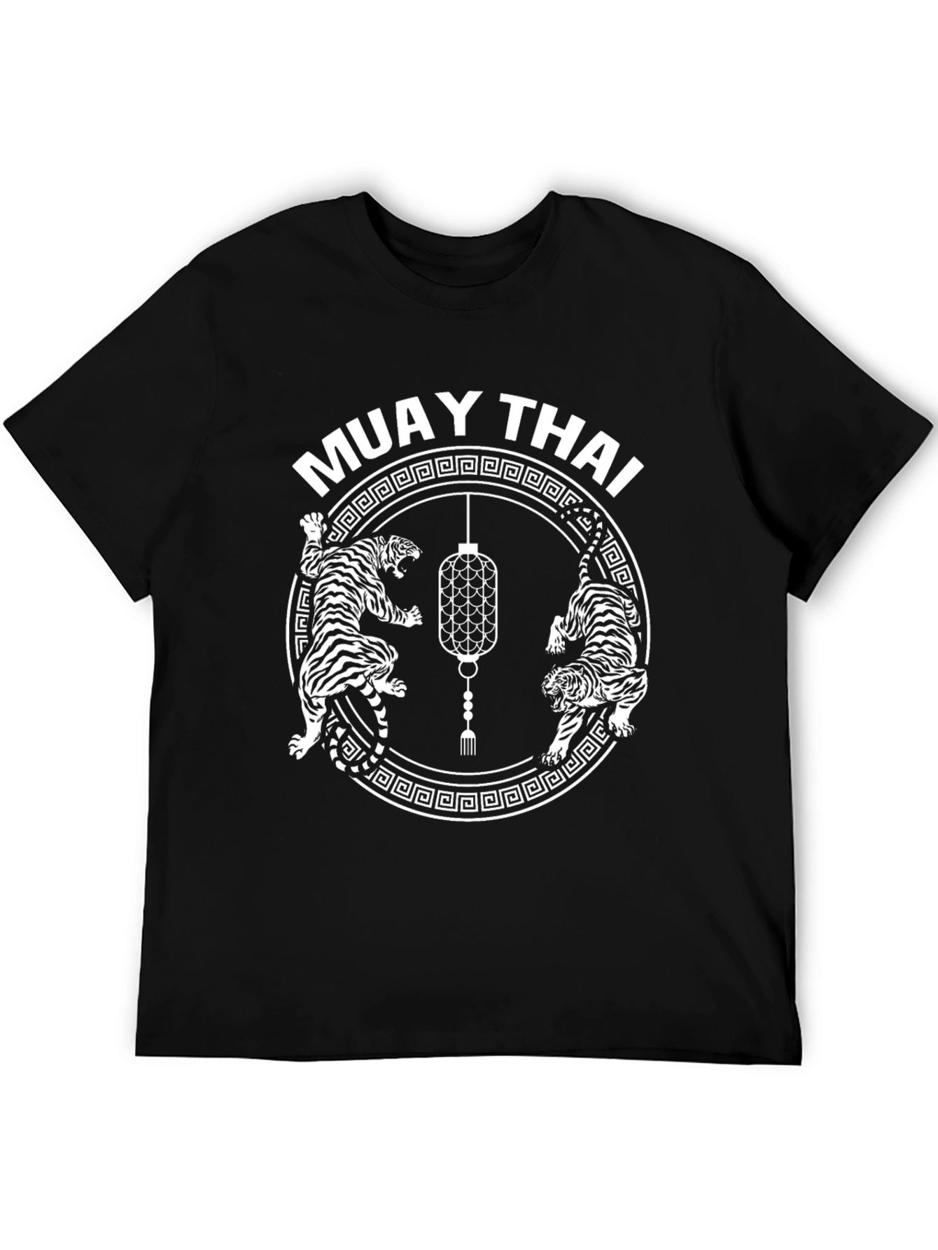 Muay Thai Tiger Graphic Tee - Black
