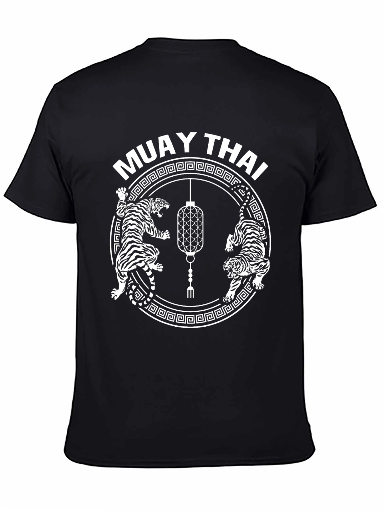 Muay Thai Tiger Graphic Tee - Black