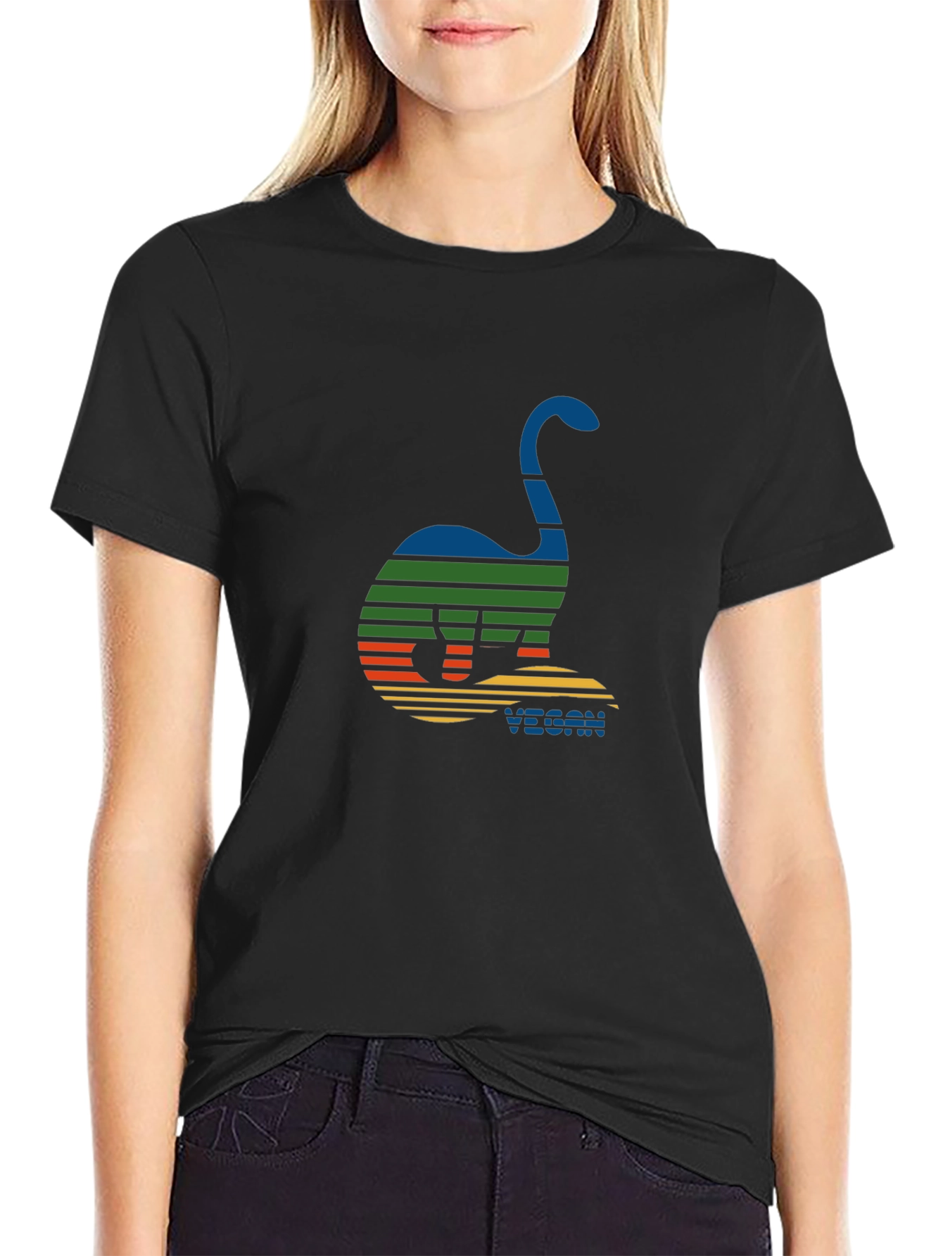 Vegan Dinosaur Graphic Tee