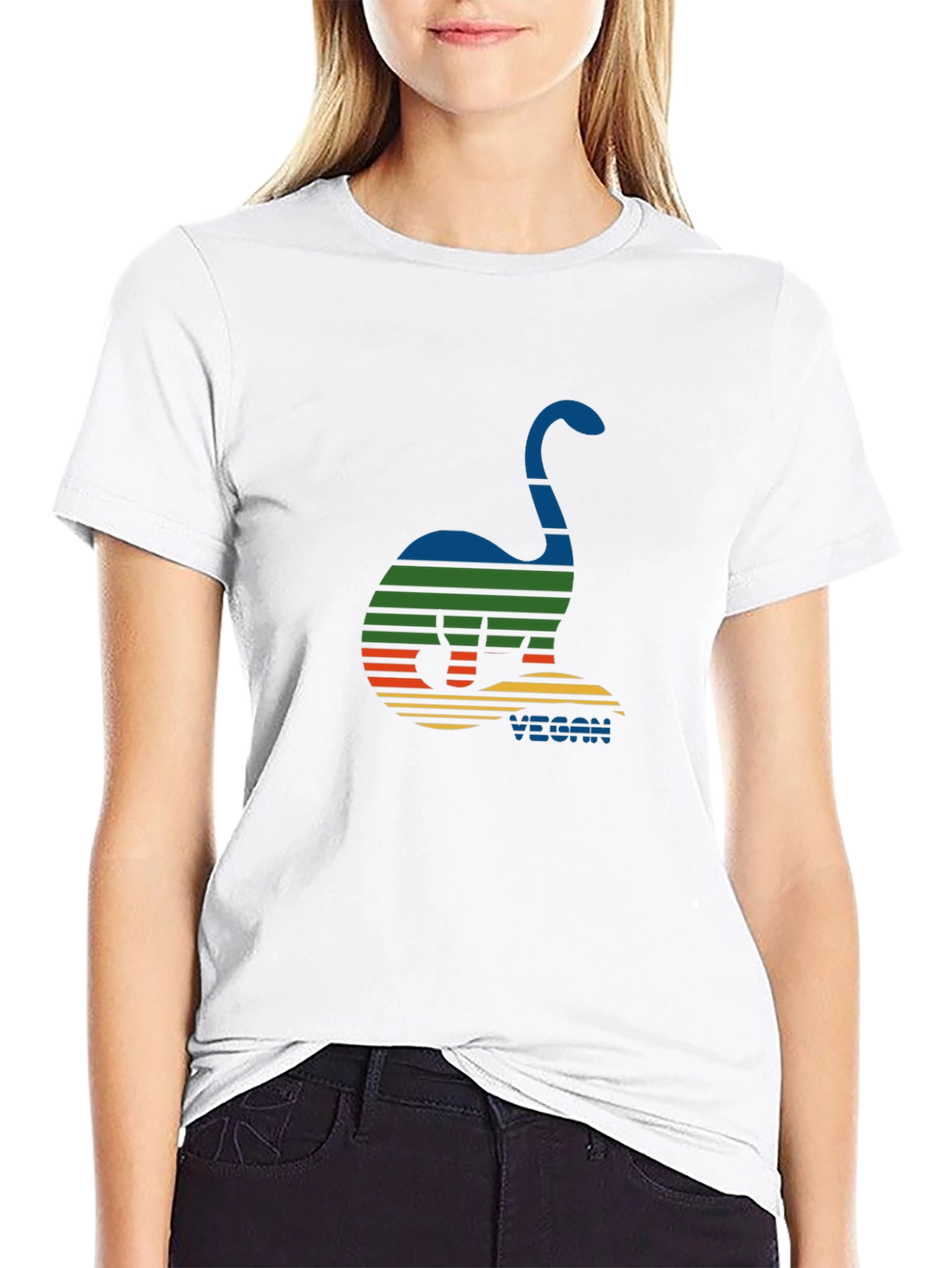 Vegan Dinosaur Graphic Tee