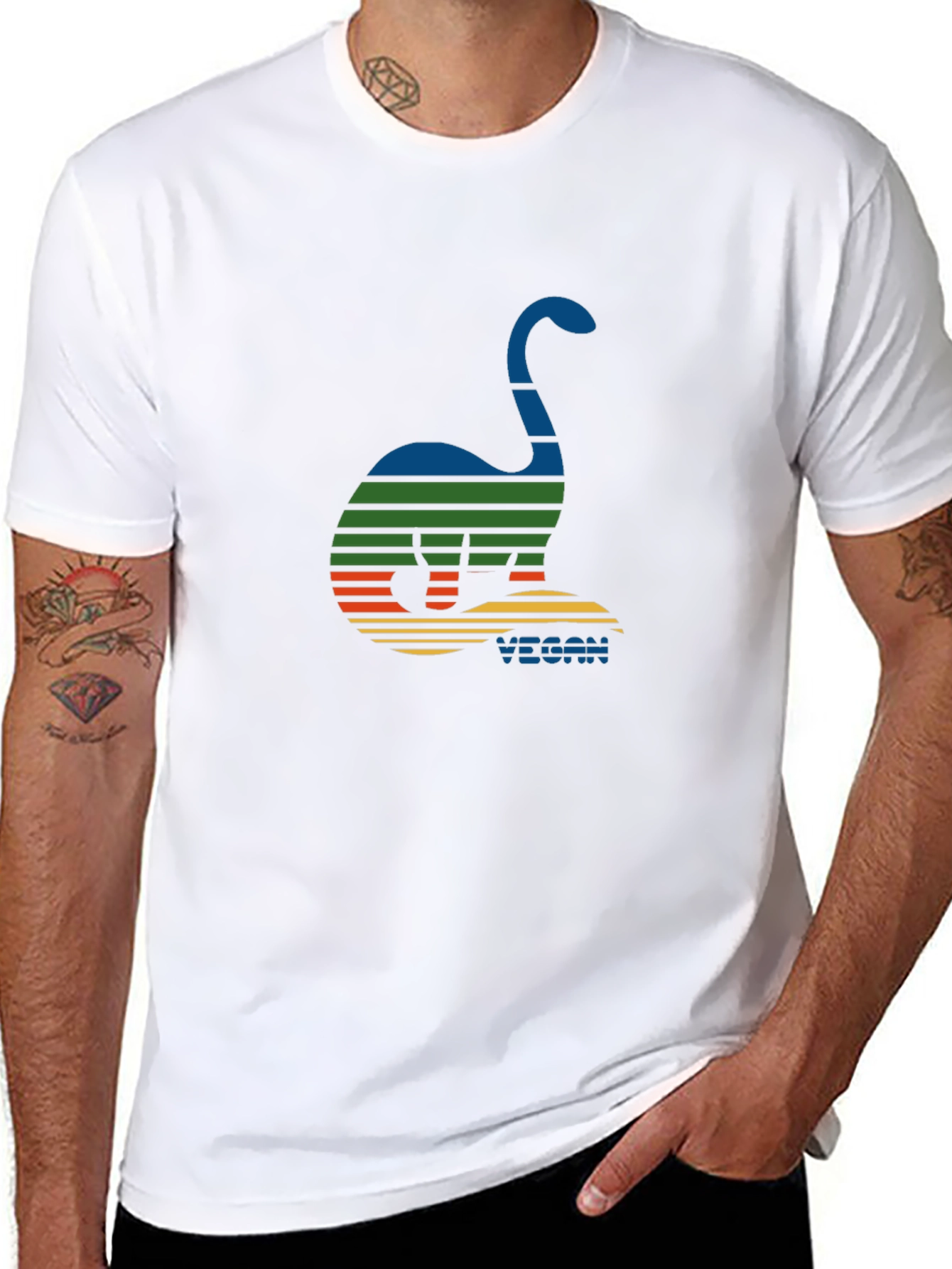 Vegan Dinosaur Graphic Tee