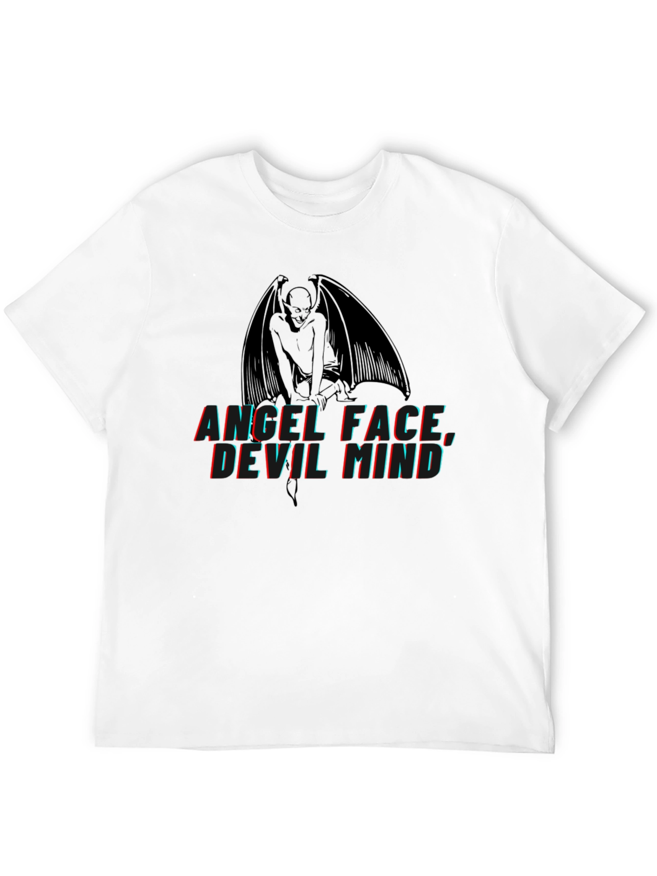 Angel Face Devil Mind Graphic T-Shirt