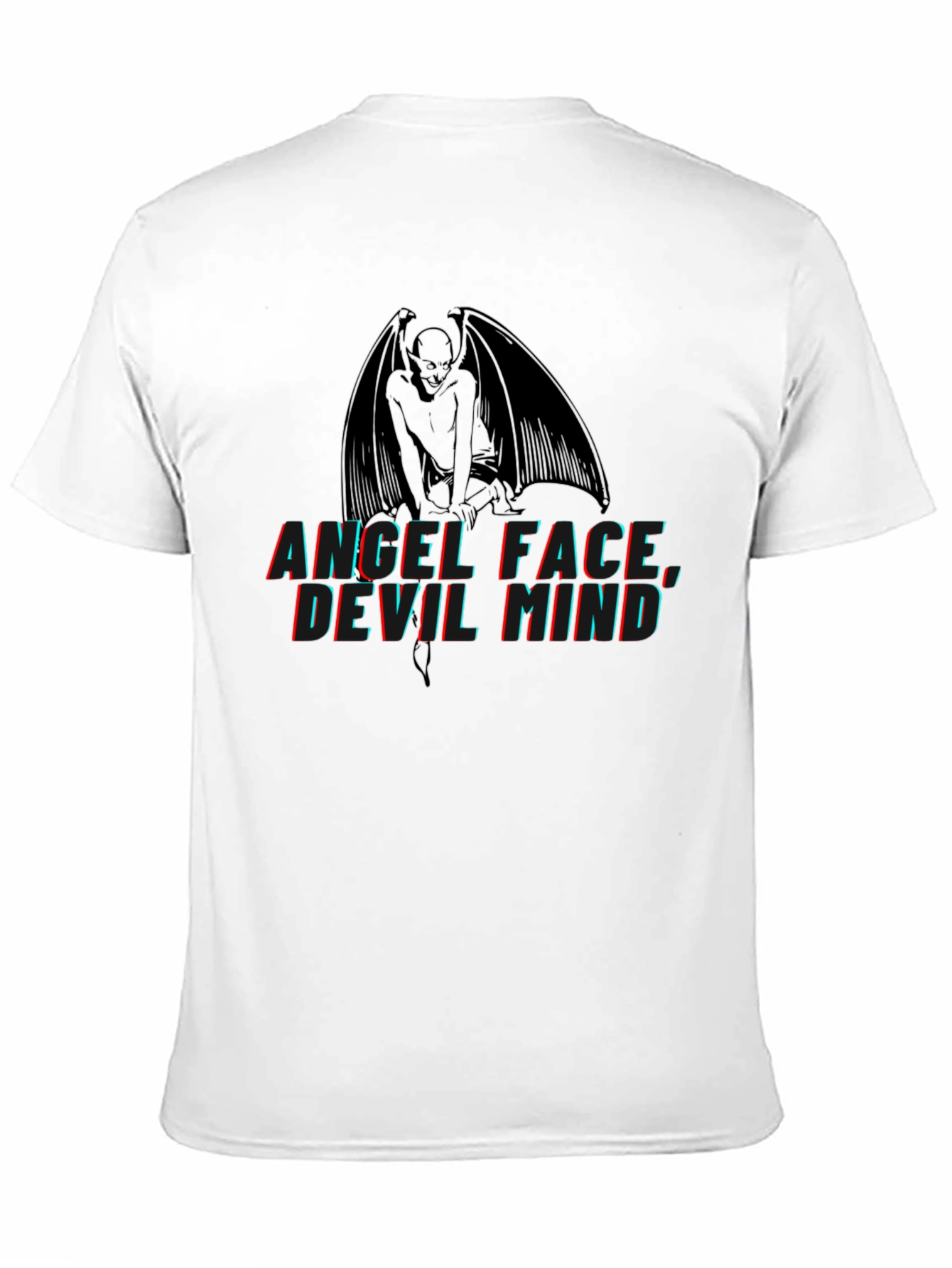 Angel Face Devil Mind Graphic T-Shirt
