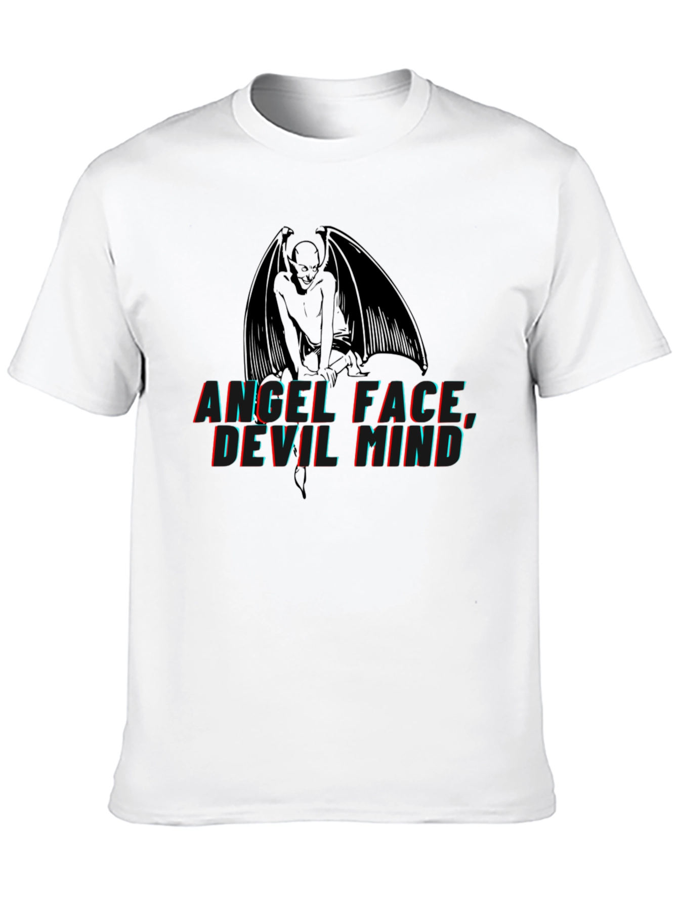Angel Face Devil Mind Graphic T-Shirt