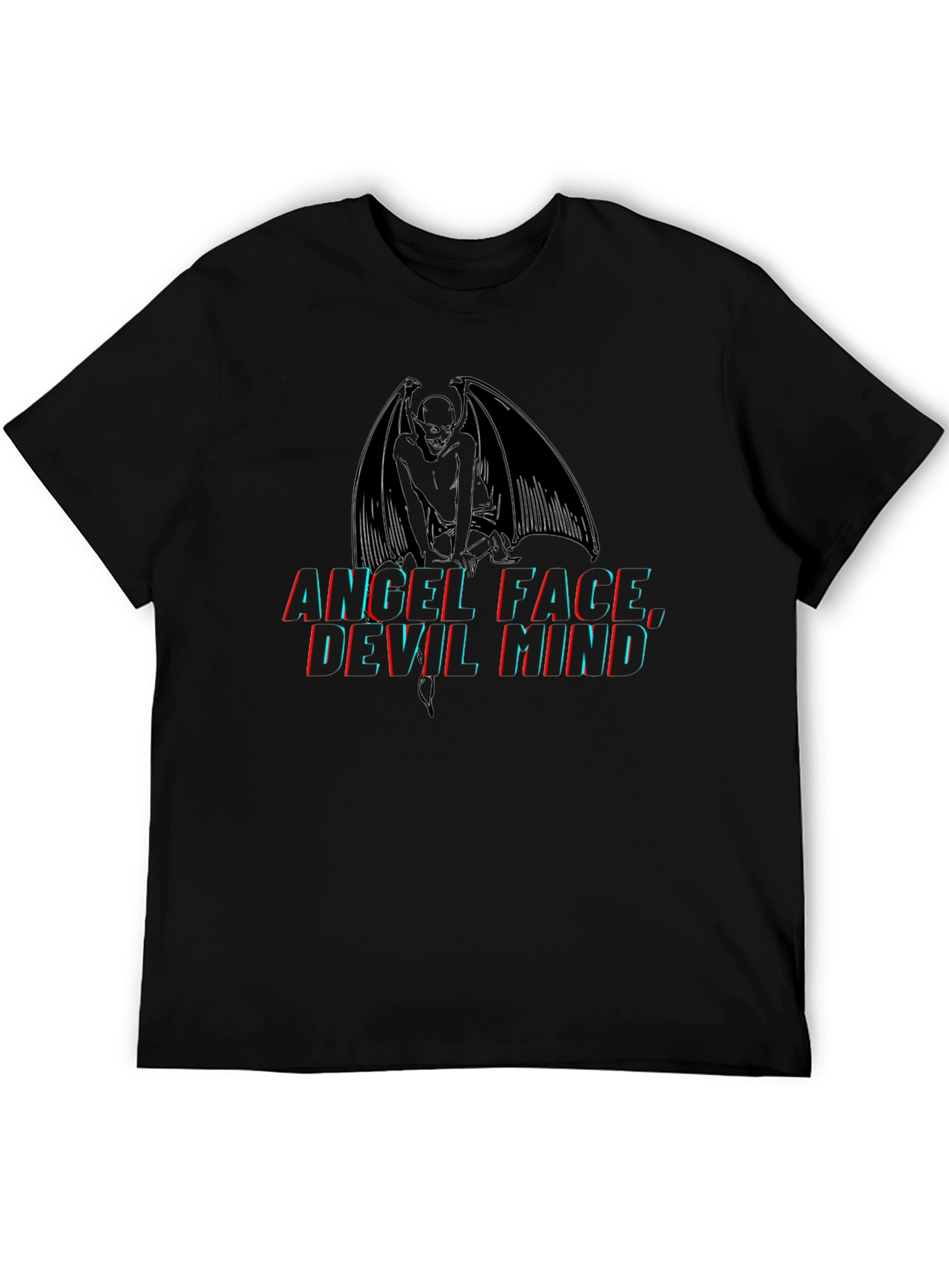 Angel Face Devil Mind Graphic T-Shirt