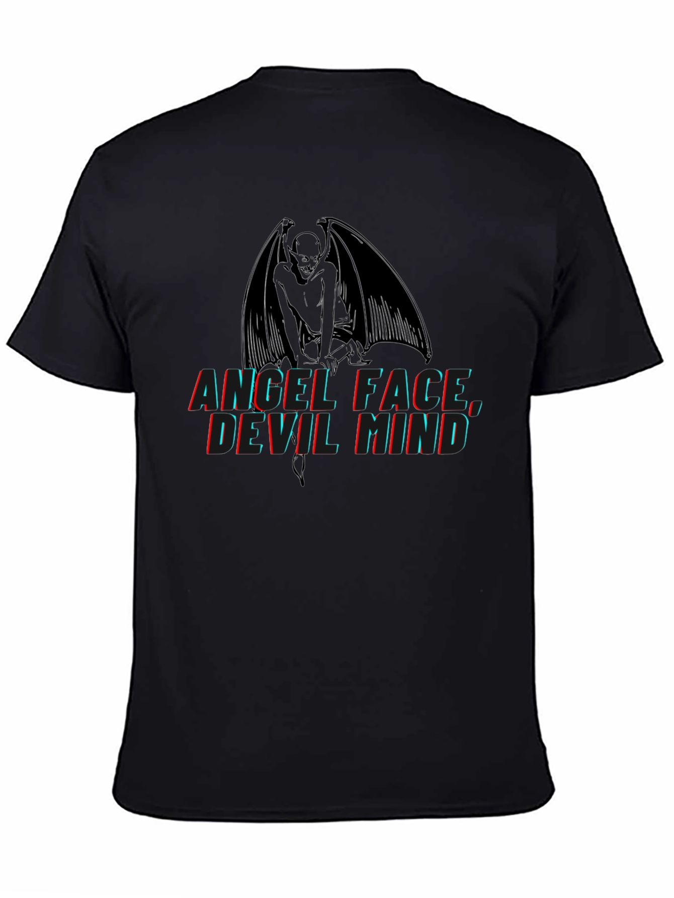 Angel Face Devil Mind Graphic T-Shirt