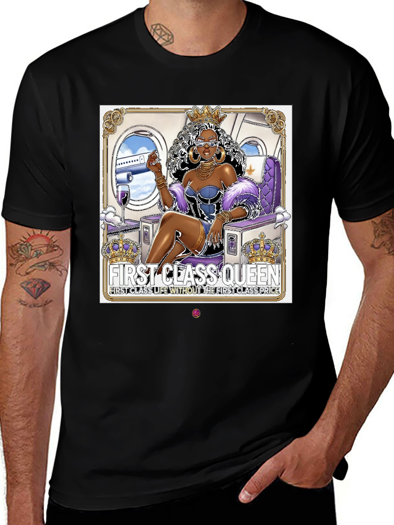First Class Queen Graphic Tee
