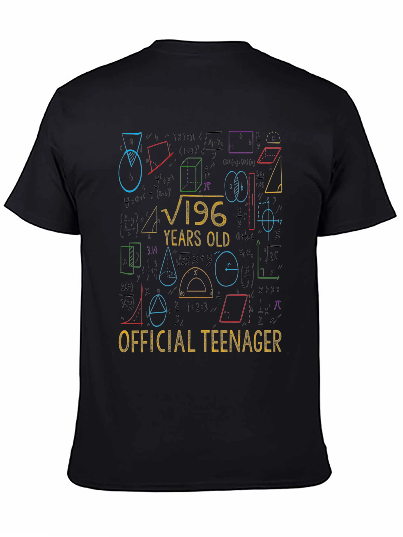 Funny 14th Birthday Math Equation Teenager T-Shirt