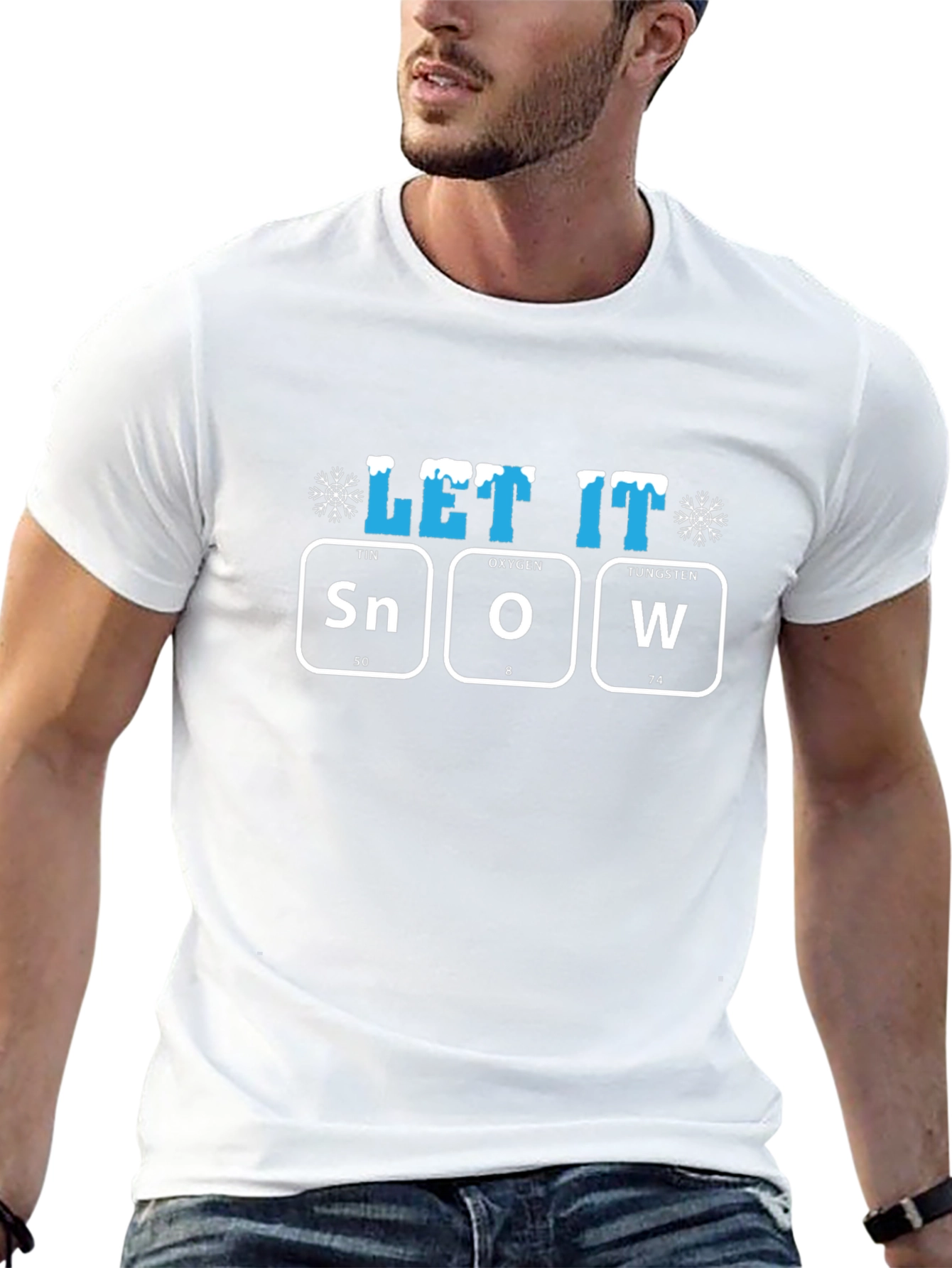 Let It Snow T-Shirt Periodic Table Design