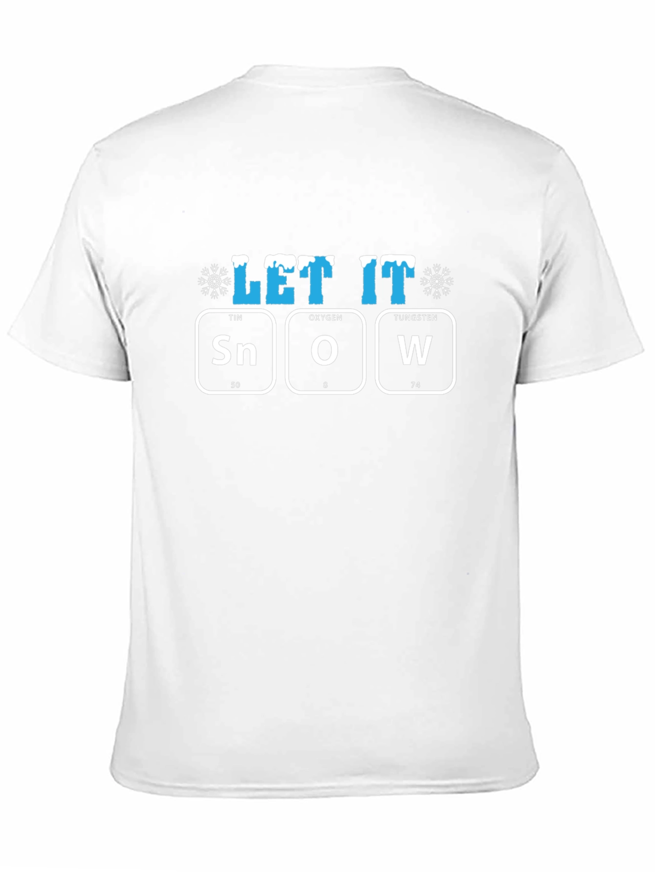 Let It Snow T-Shirt Periodic Table Design