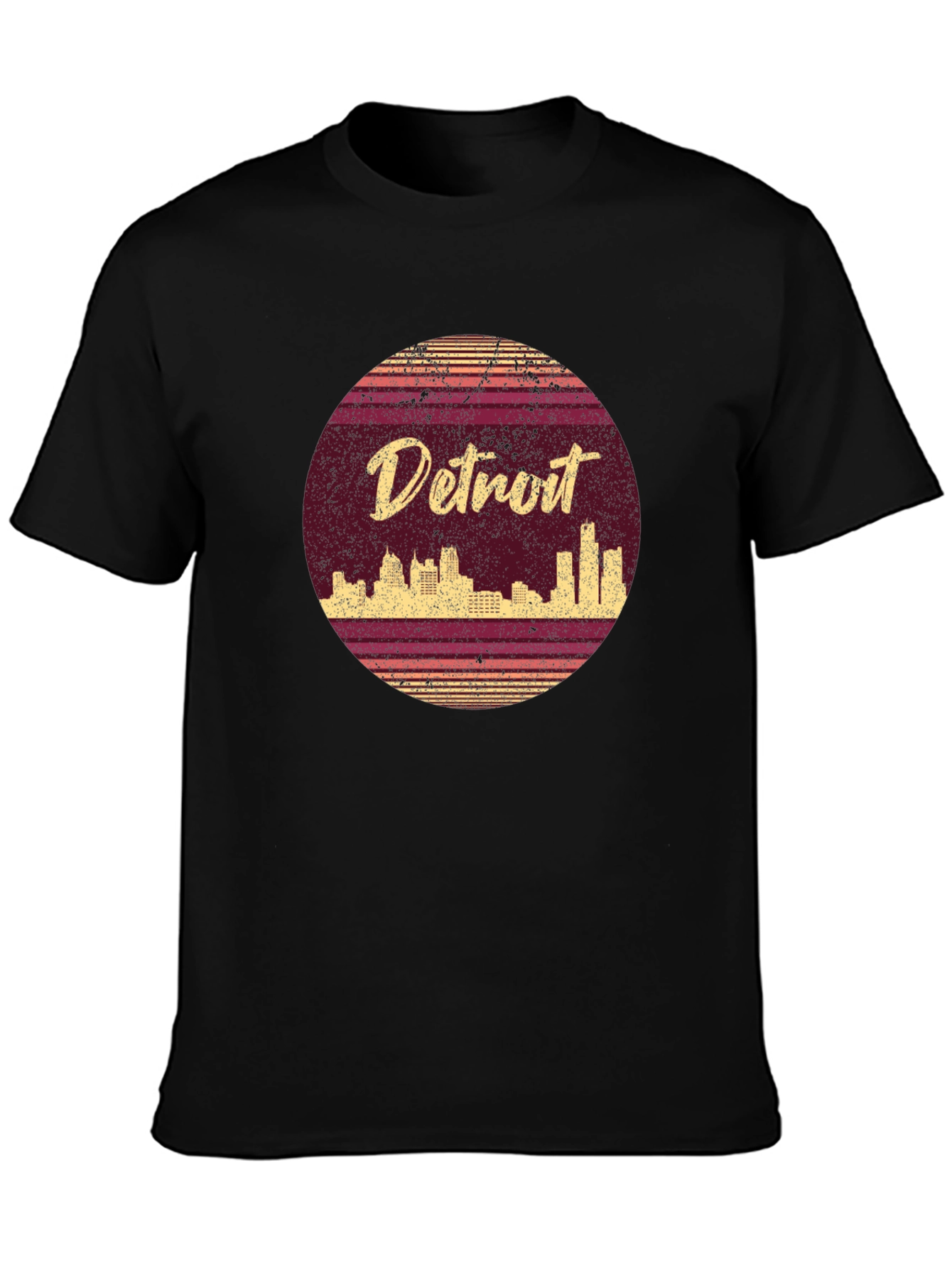 Retro Detroit Skyline T-Shirt