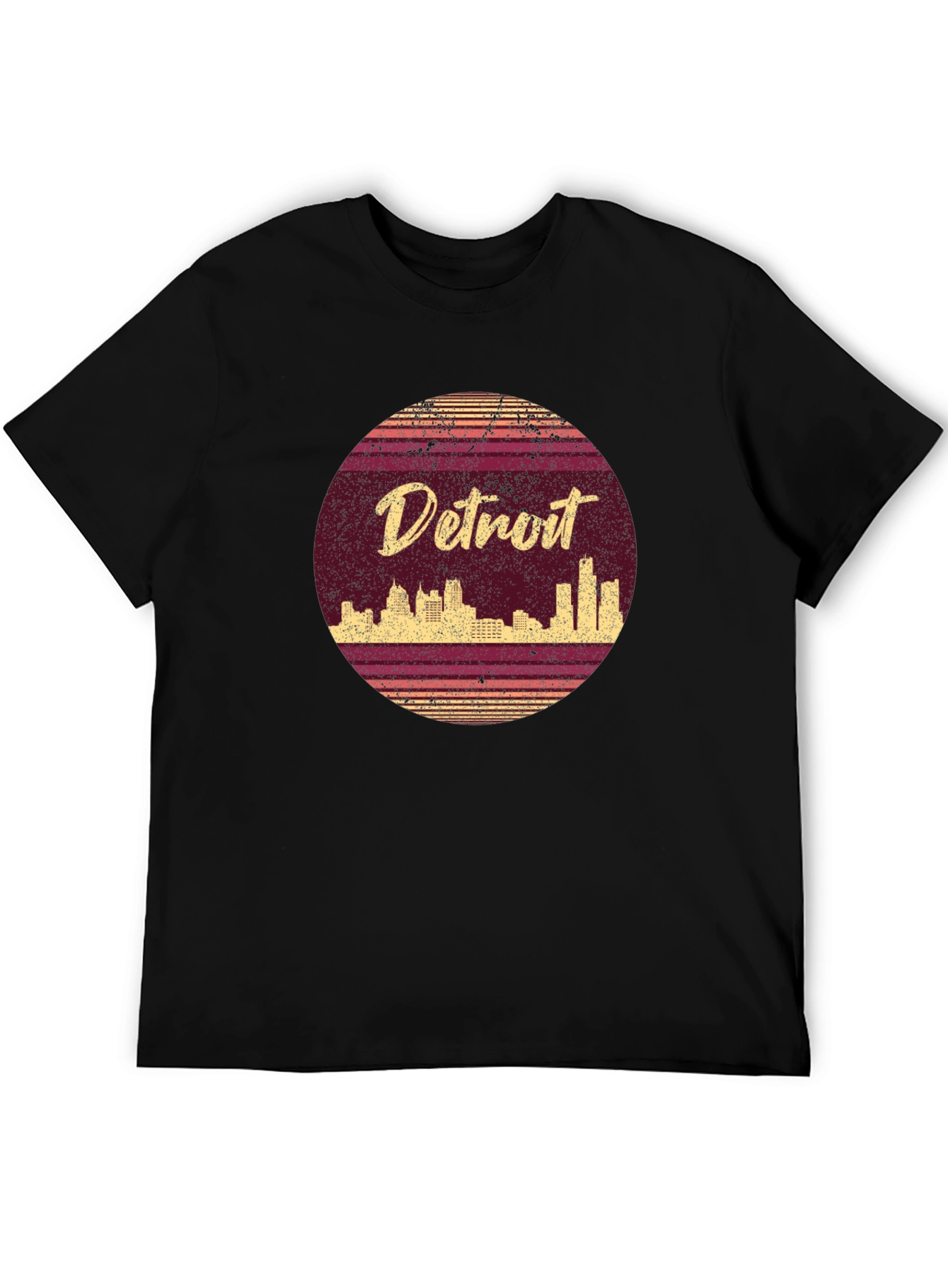 Retro Detroit Skyline T-Shirt