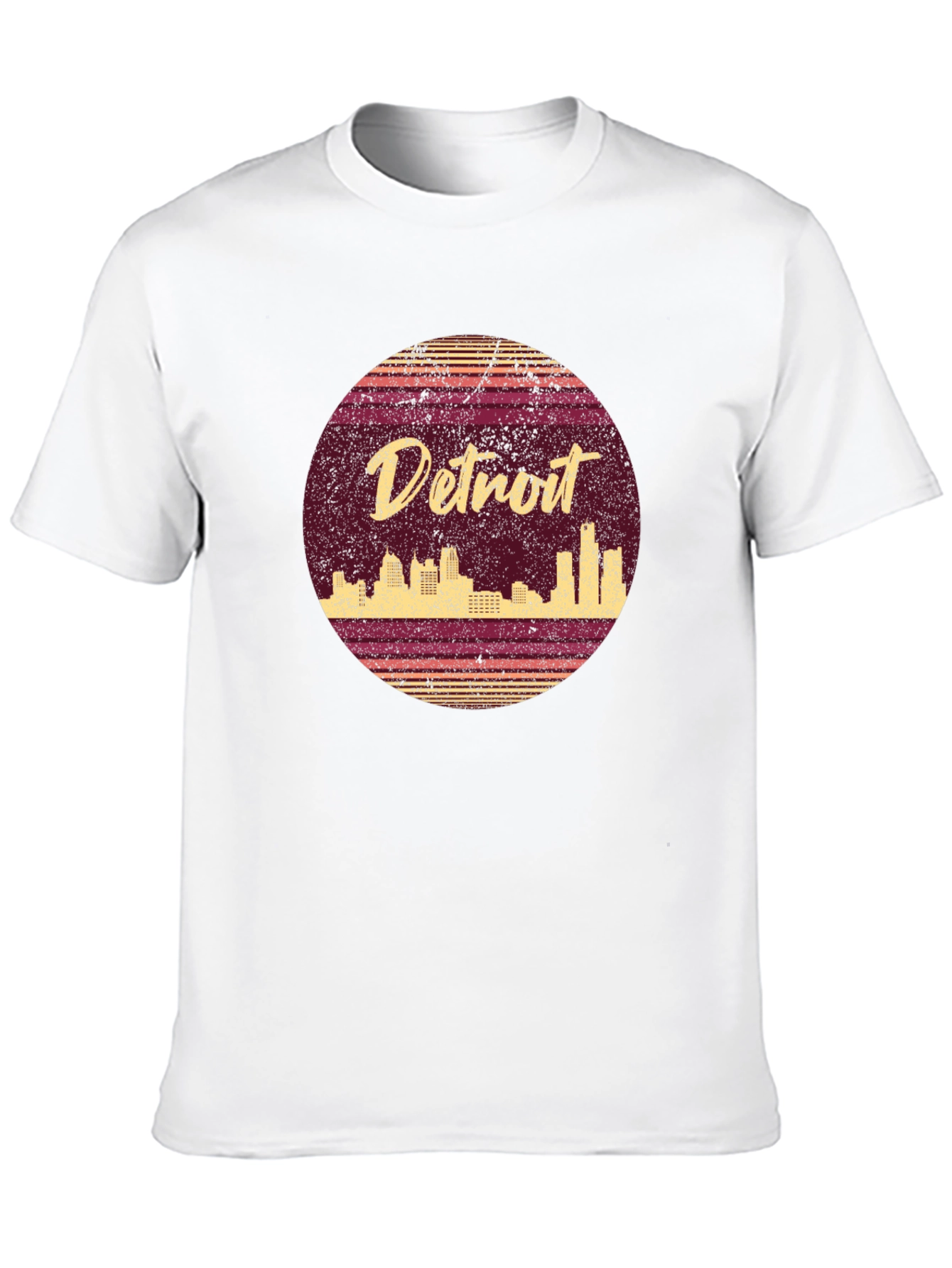 Retro Detroit Skyline T-Shirt