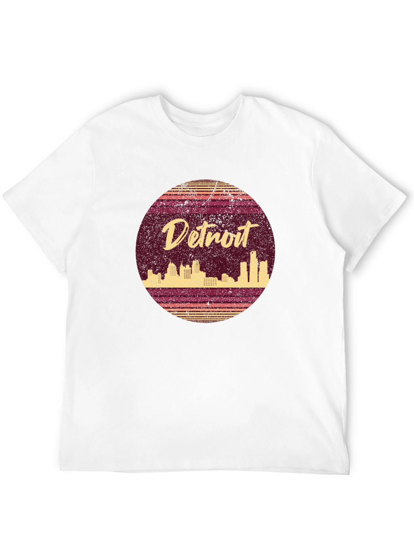 Retro Detroit Skyline T-Shirt