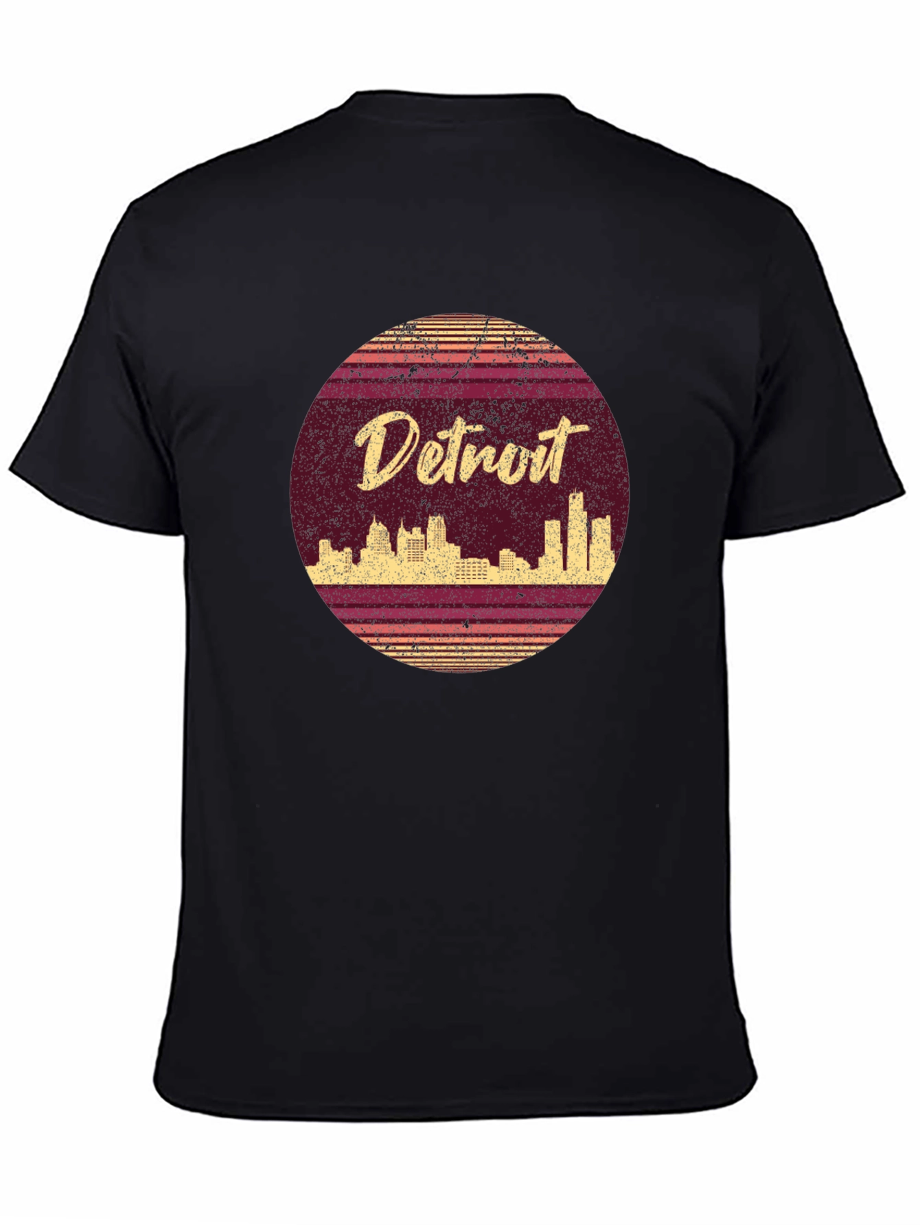 Retro Detroit Skyline T-Shirt