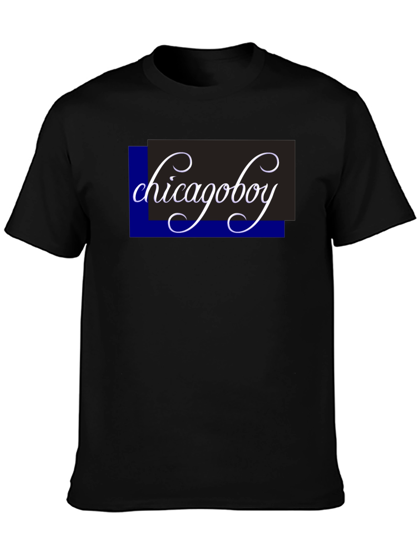 ChicagoBoy Graphic Print Black T-Shirt