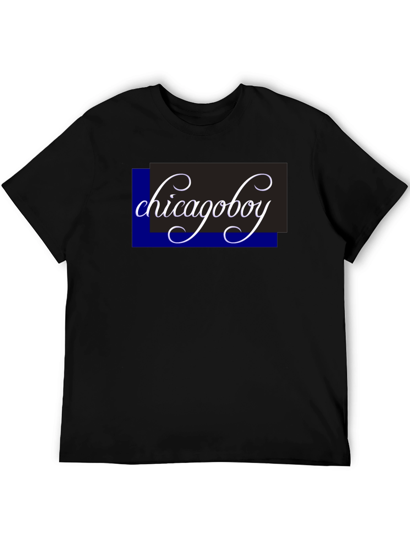 ChicagoBoy Graphic Print Black T-Shirt