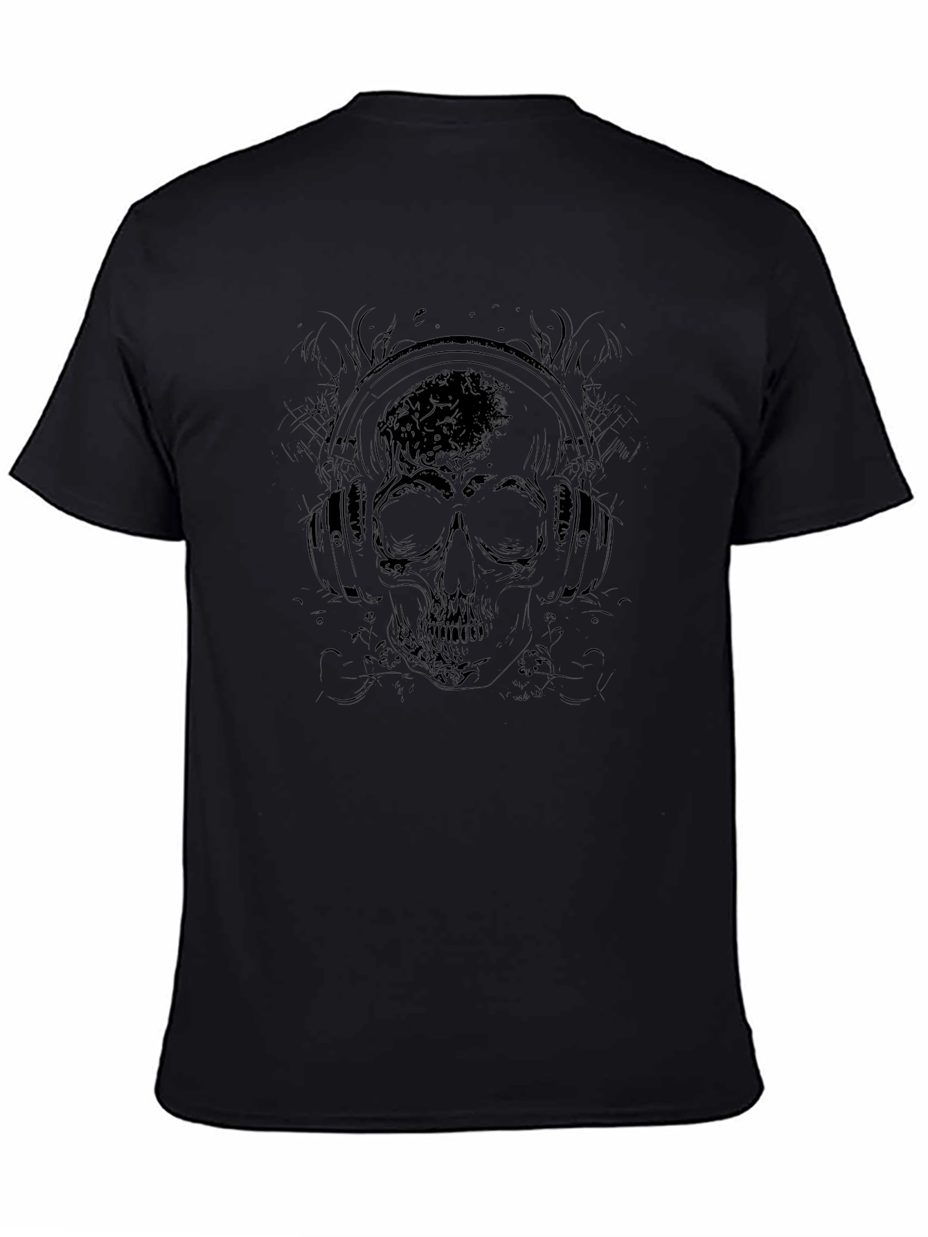 Skull & Headphones Graphic Tee