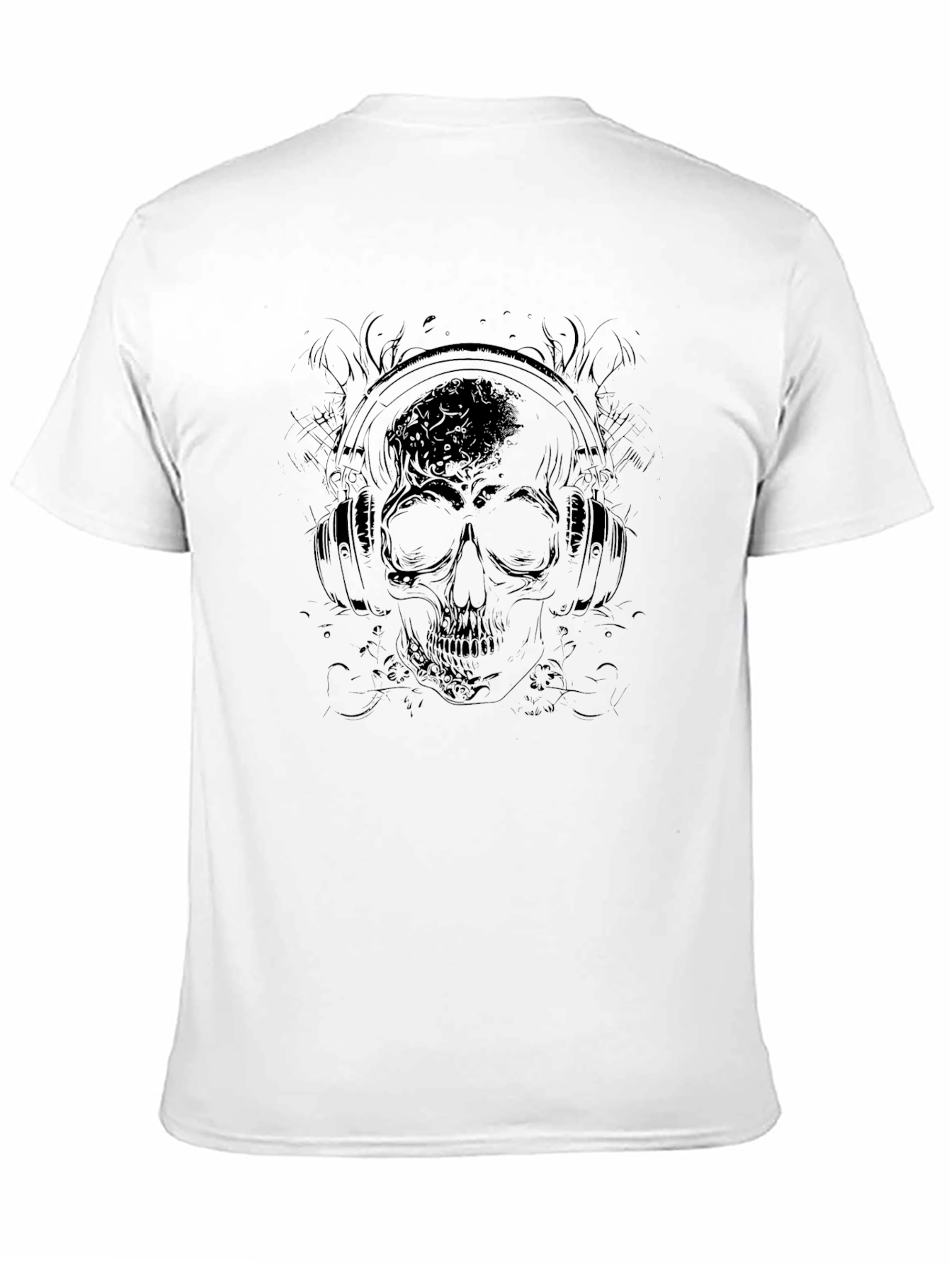 Skull & Headphones Graphic Tee