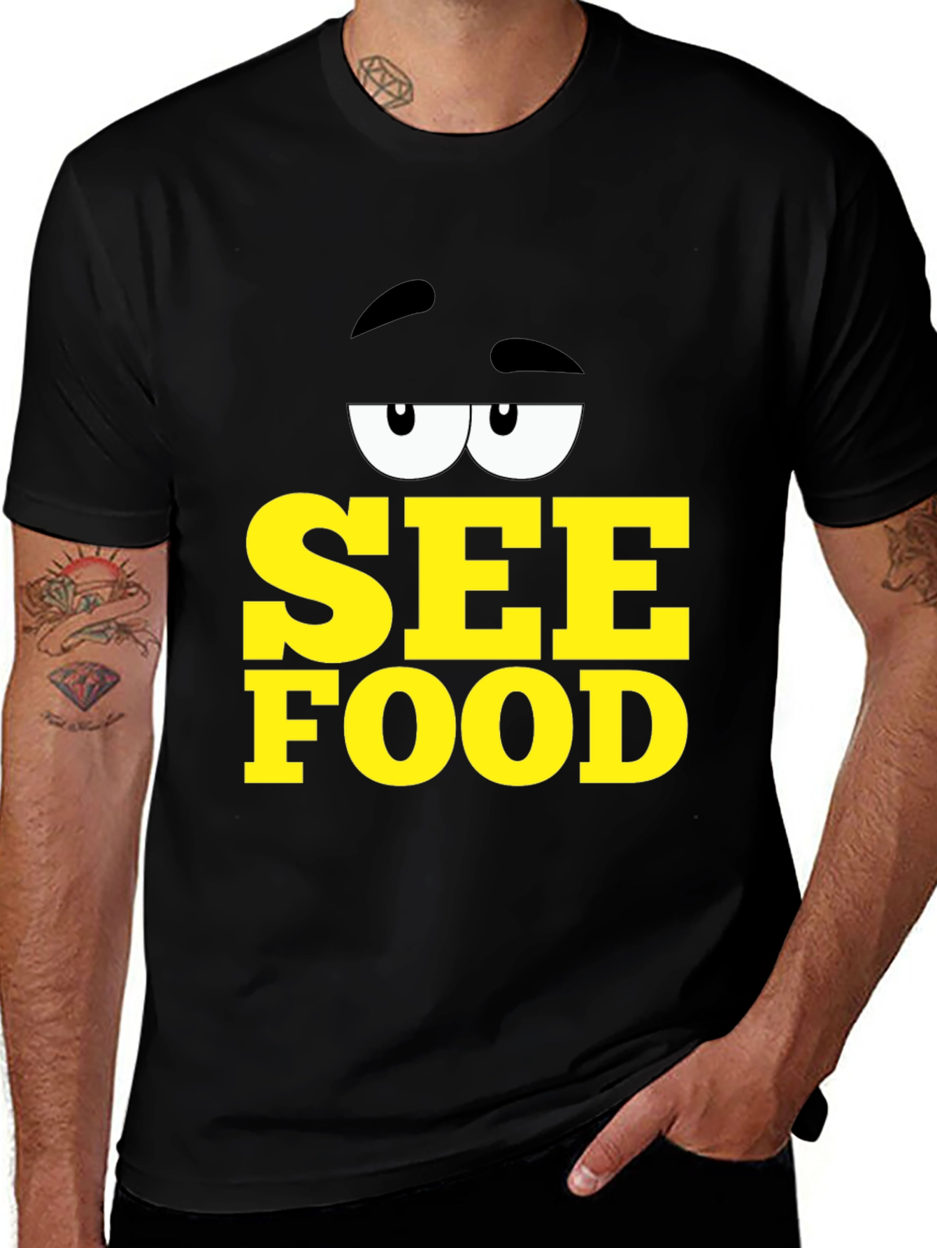 See Food Pun Graphic Tee - Funny T-Shirt