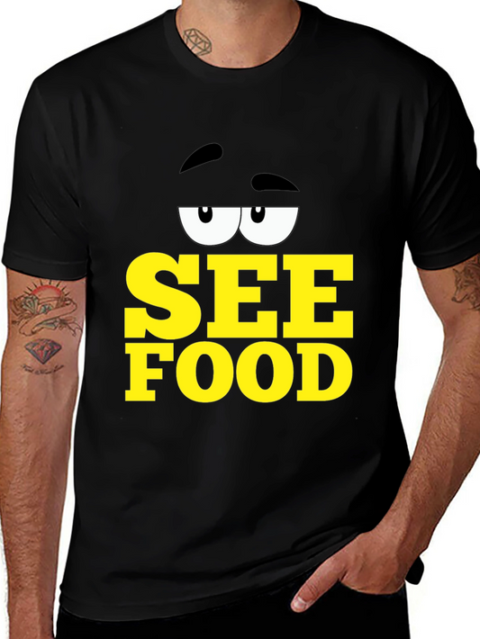 See Food Pun Graphic Tee - Funny T-Shirt