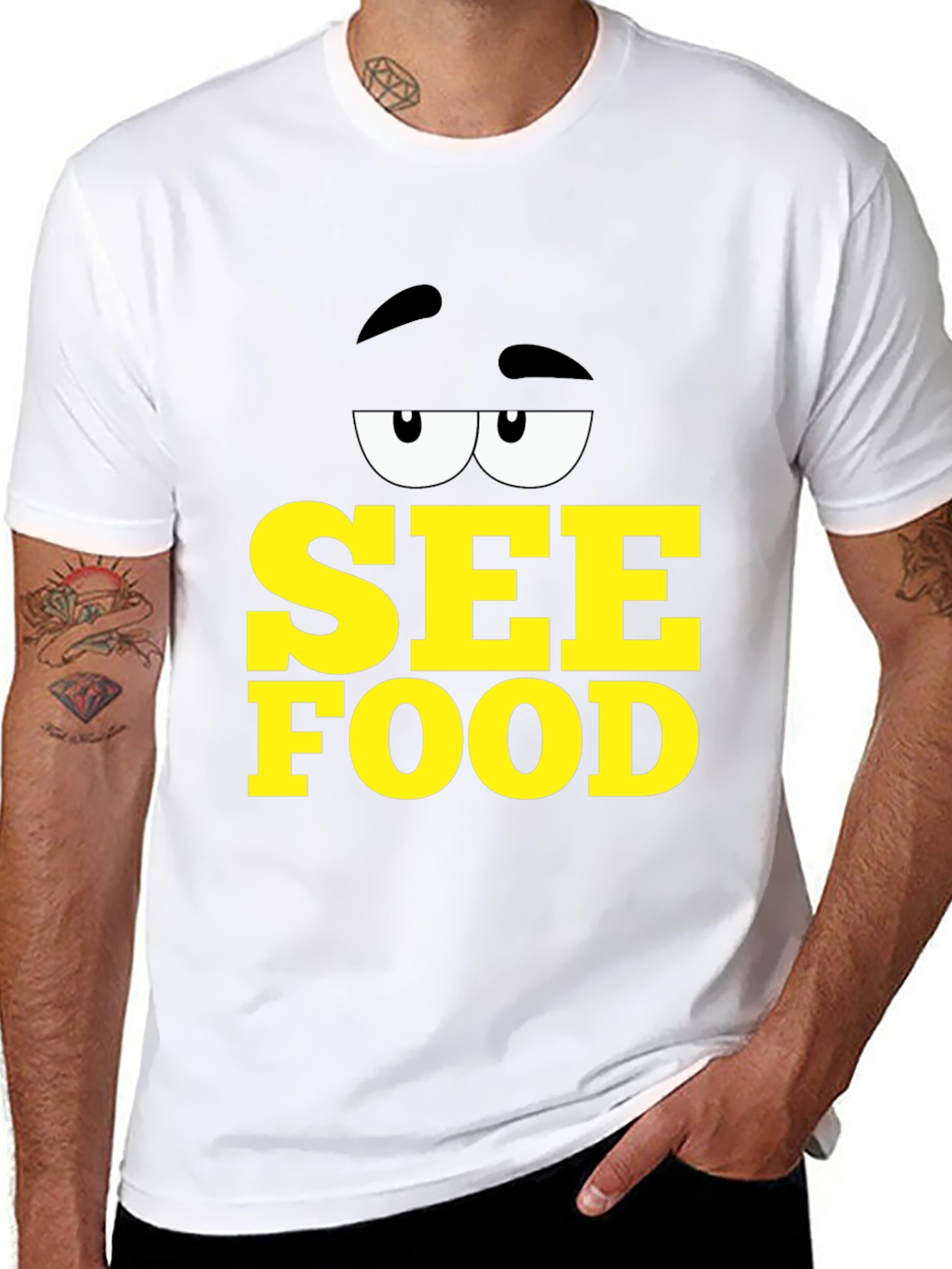See Food Pun Graphic Tee - Funny T-Shirt