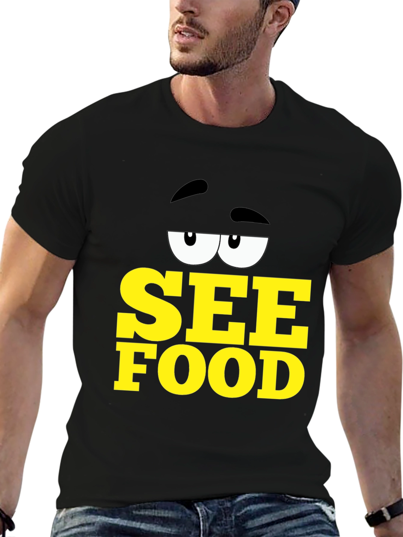 See Food Pun Graphic Tee - Funny T-Shirt