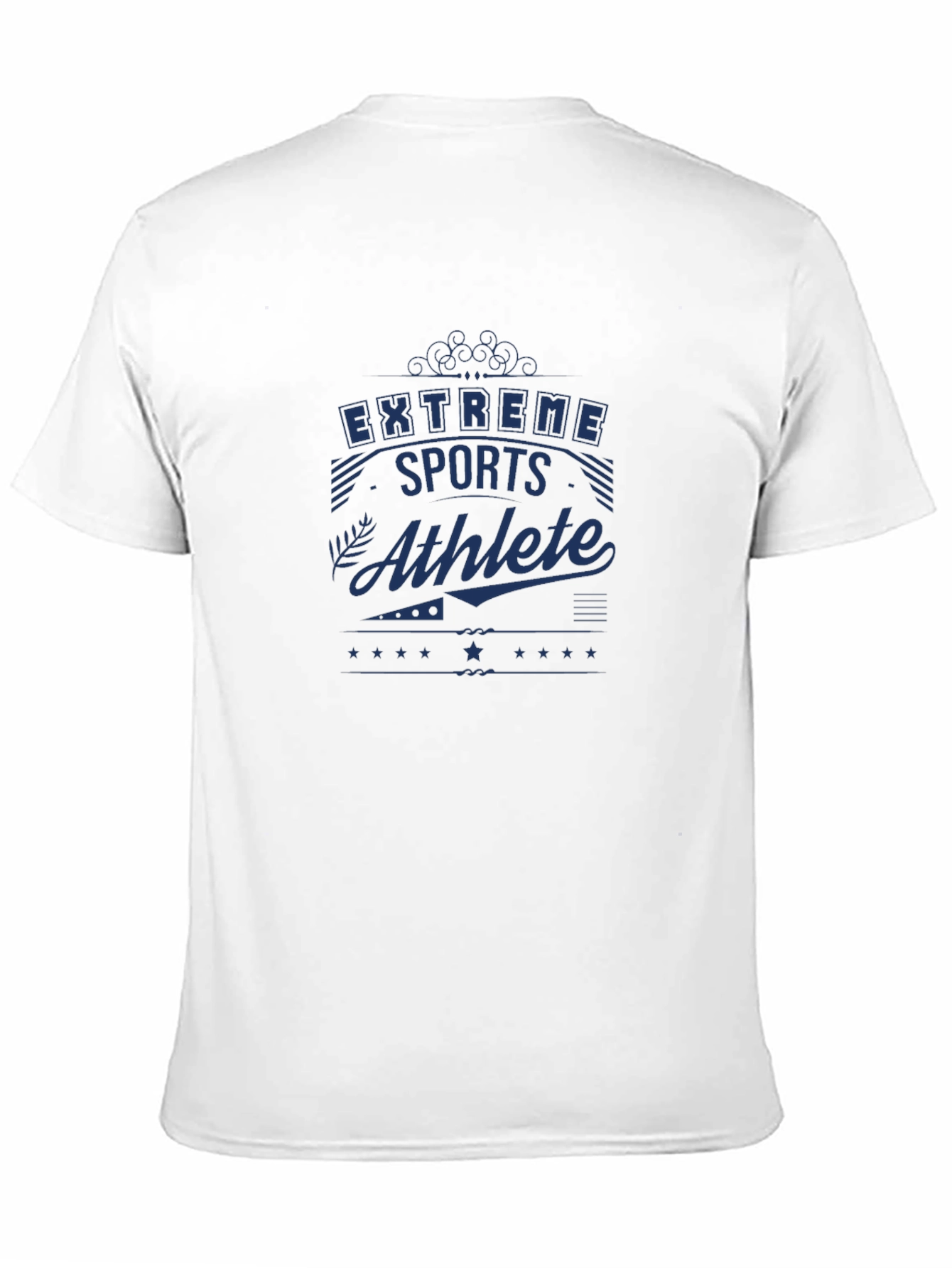 Extreme Sports Athlete Black Graphic T-Shirt