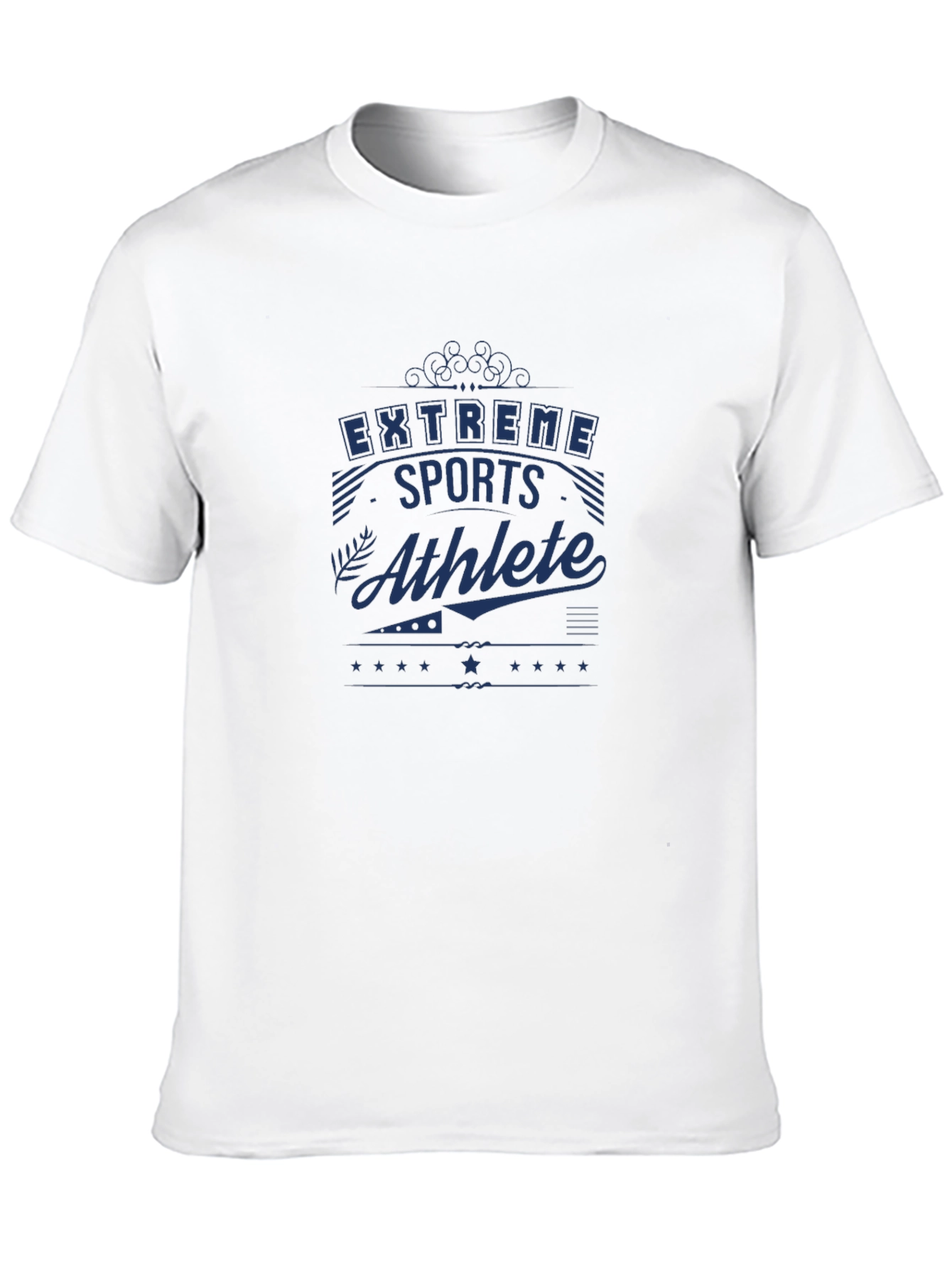 Extreme Sports Athlete Black Graphic T-Shirt