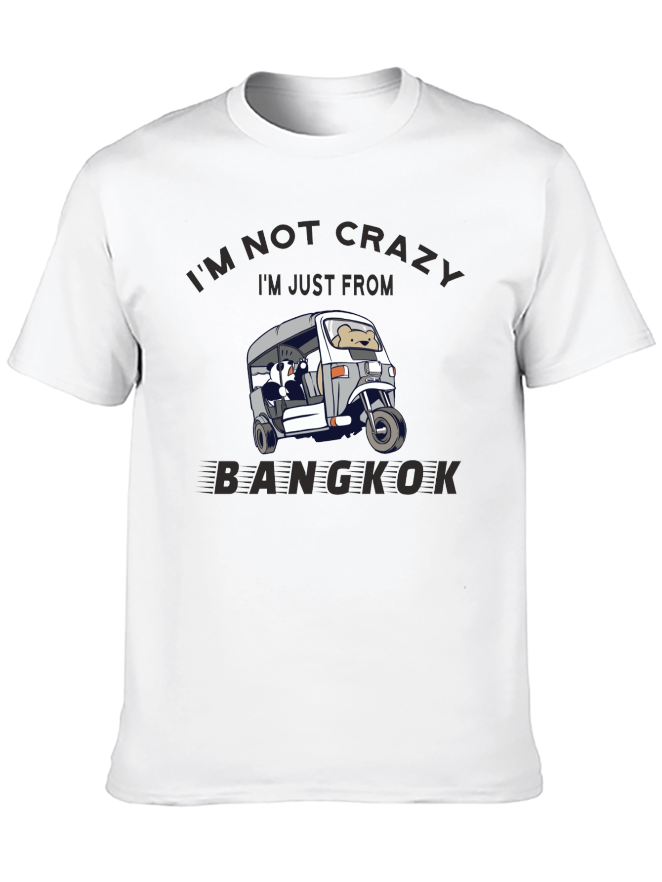 Bangkok Tuk-Tuk Graphic Tee - Funny Travel Shirt