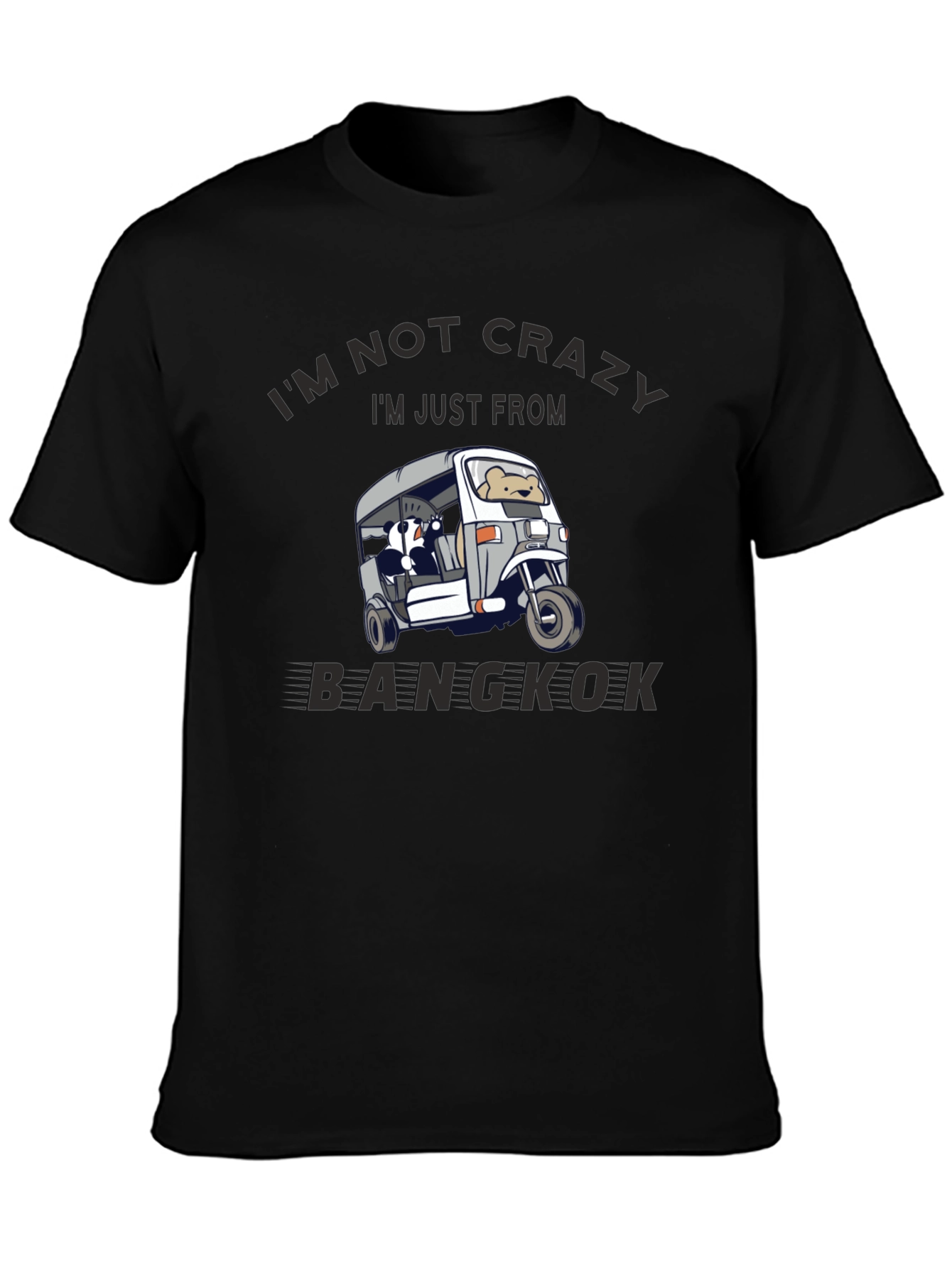 Bangkok Tuk-Tuk Graphic Tee - Funny Travel Shirt
