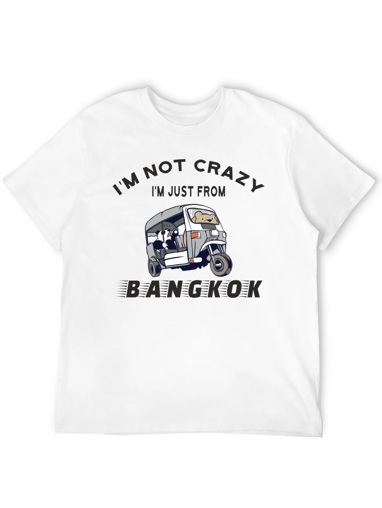 Bangkok Tuk-Tuk Graphic Tee - Funny Travel Shirt