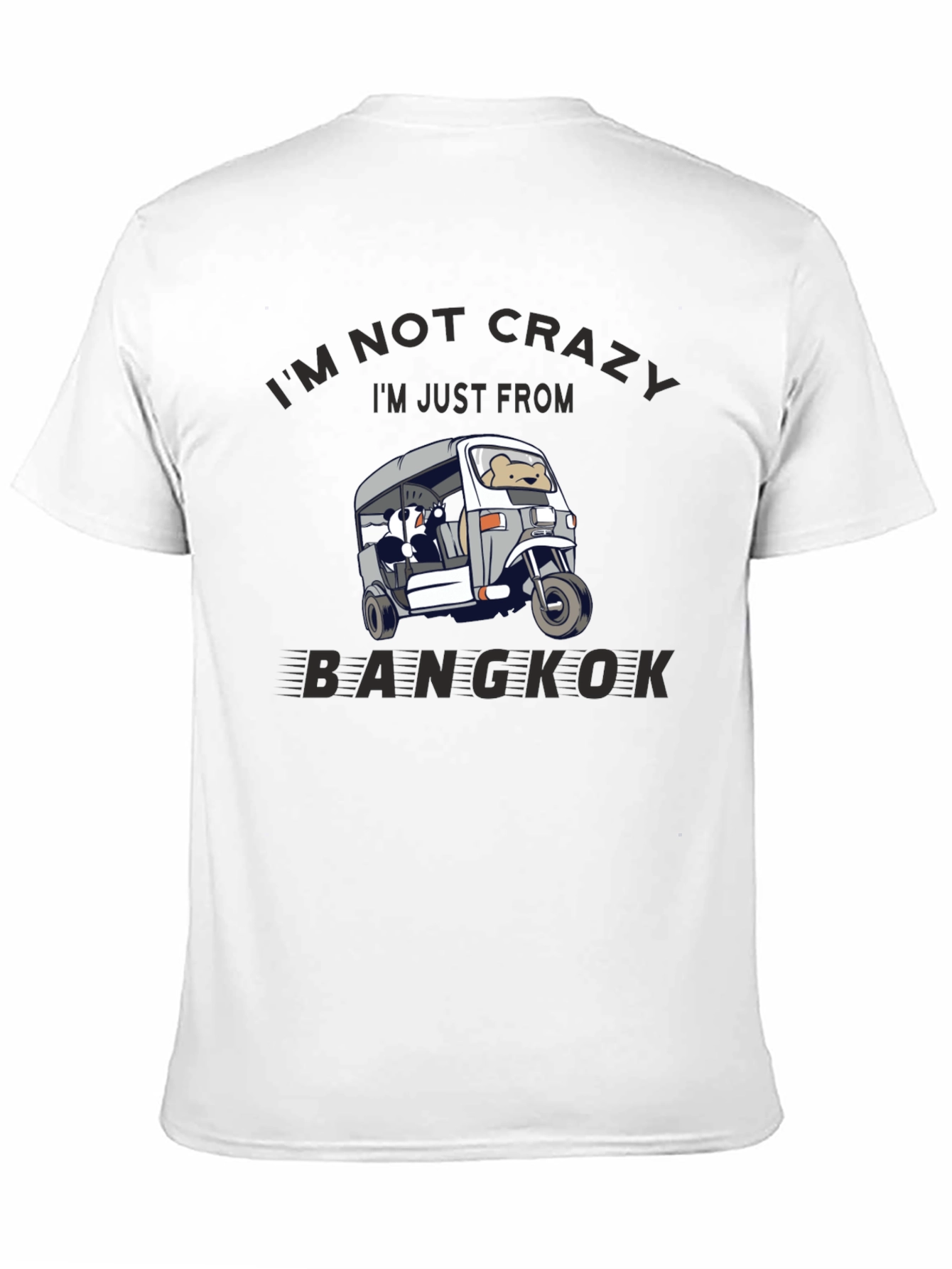 Bangkok Tuk-Tuk Graphic Tee - Funny Travel Shirt
