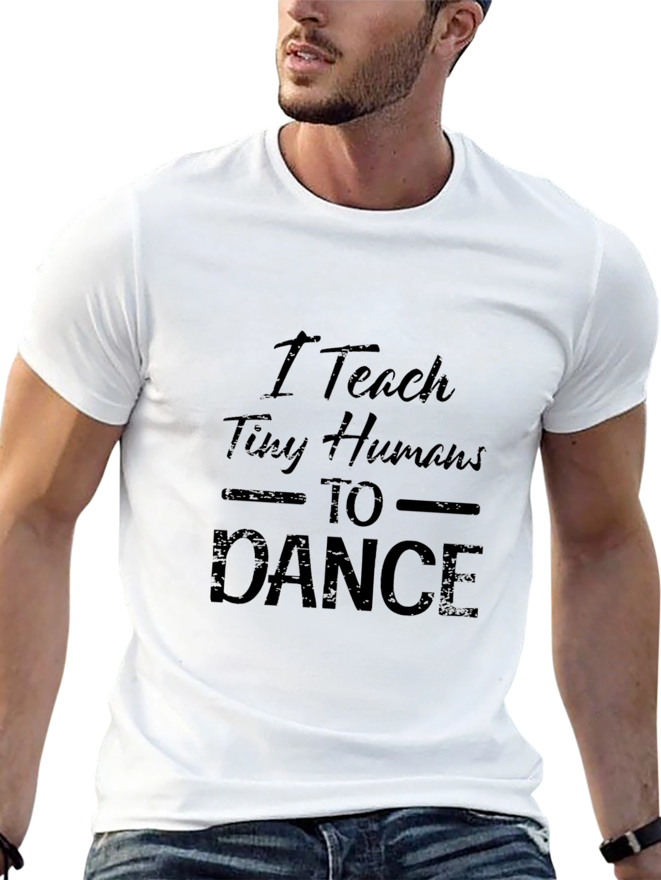 I Teach Tiny Humans to Dance Black T-Shirt